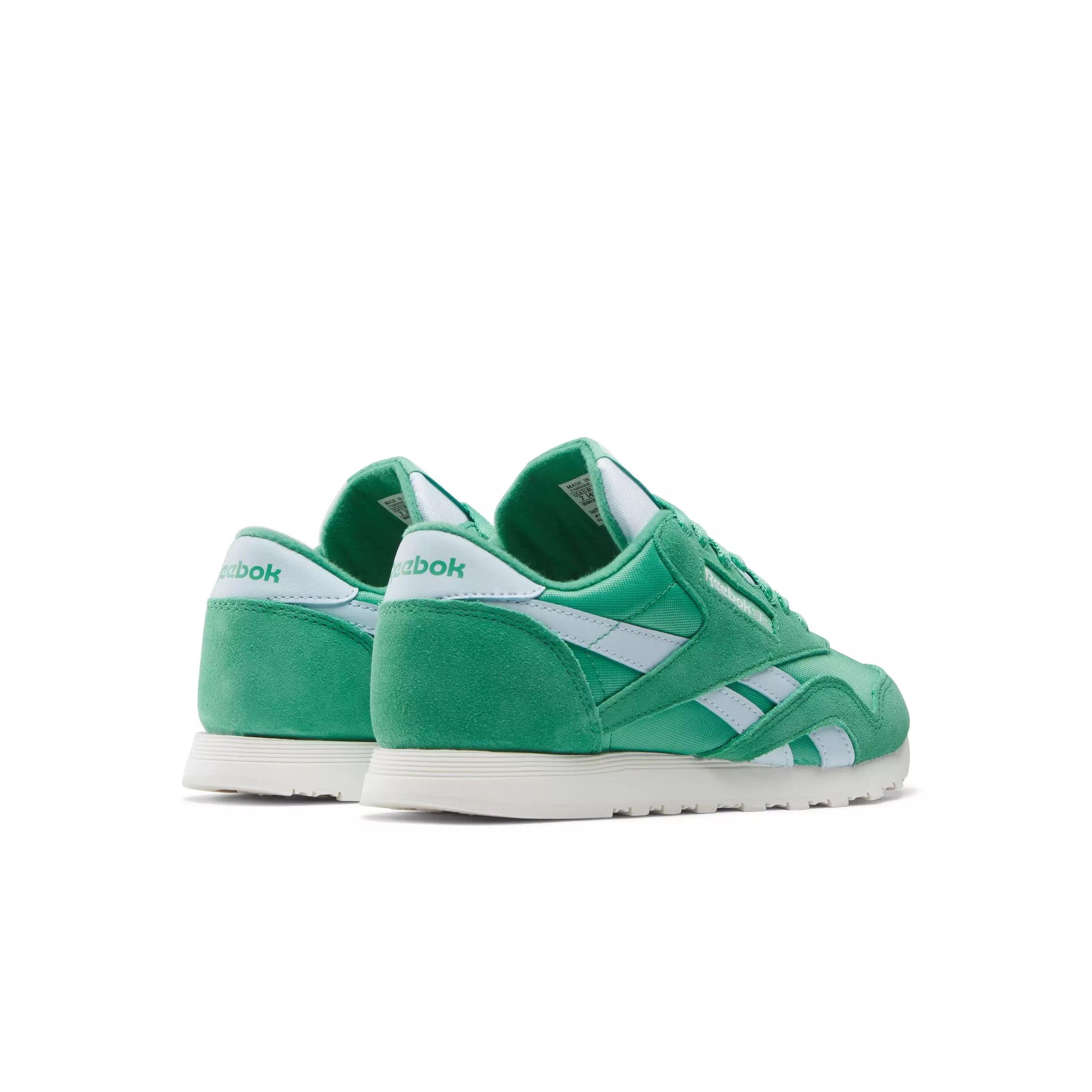 Reebok Classic Nylon "Upgrade Green/Upgrade Green/Glass Blue" Women's Shoe - GREEN/GREEN/BLUE