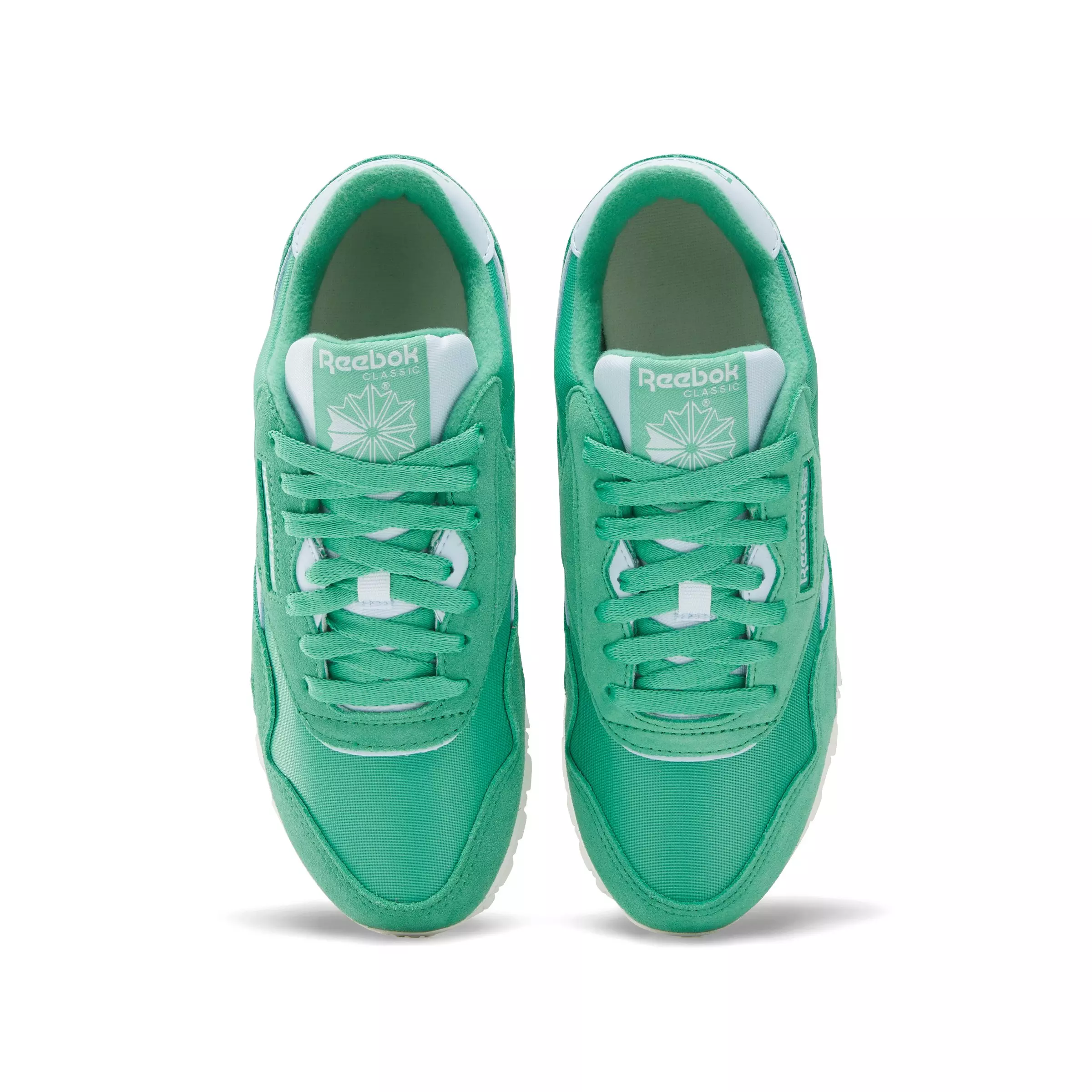 Reebok Classic Nylon "Upgrade Green/Upgrade Green/Glass Blue" Women's Shoe - GREEN/GREEN/BLUE