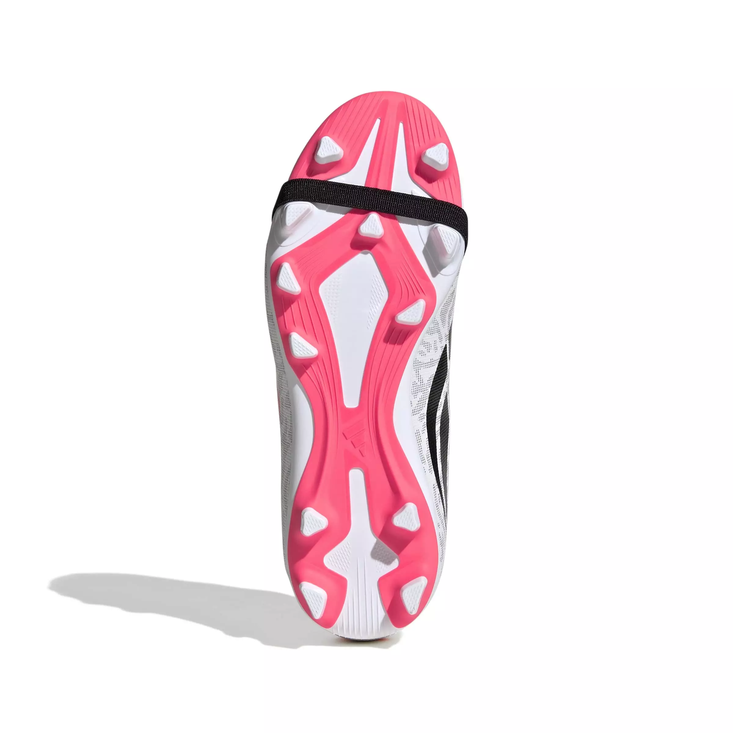 adidas Predator Club Fold-Over Tongue MG "White/Solar Turbo/Black" Grade School Kids' Soccer Cleat - WHITE/SOLAR/BLACK