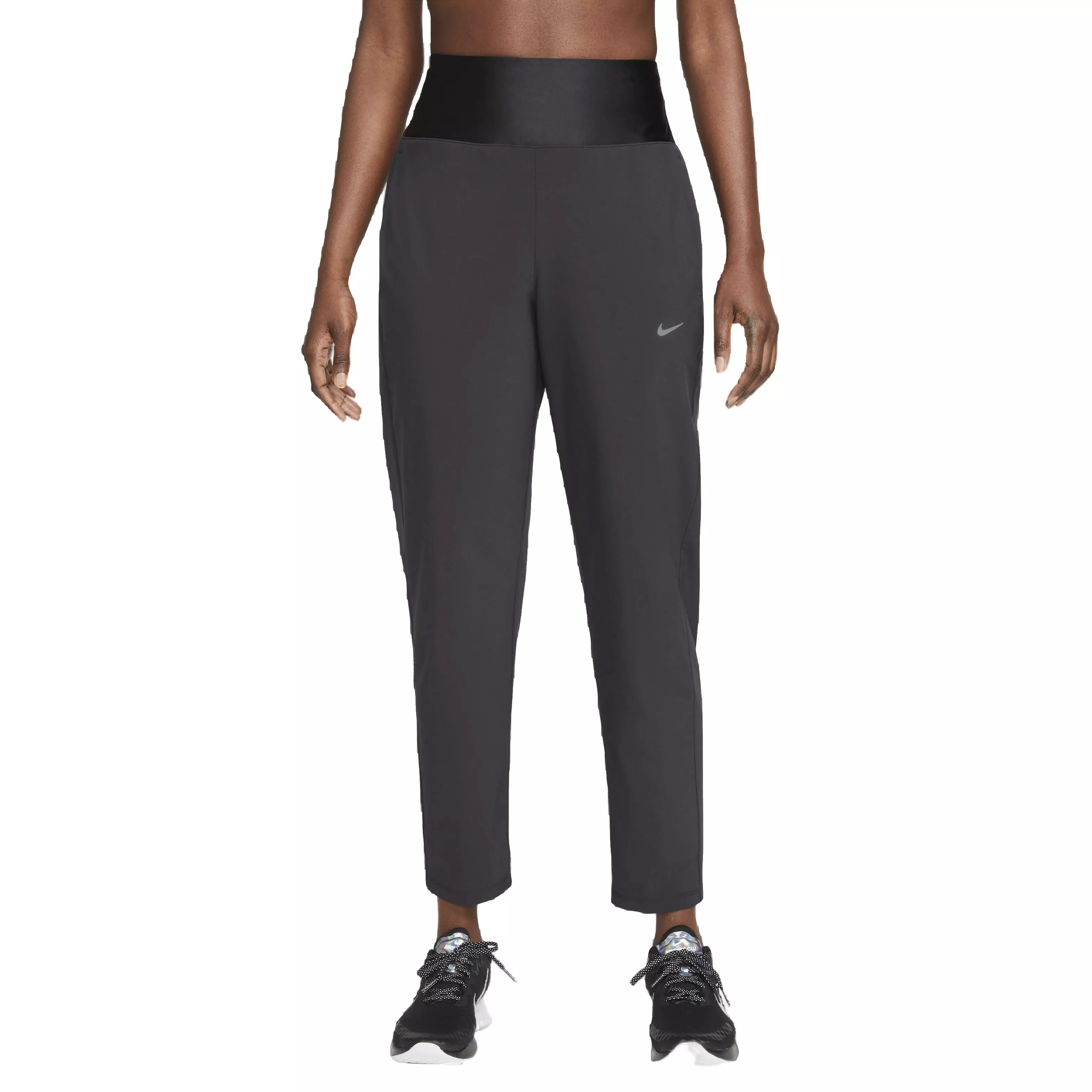 Nike Women's Swift Dri-FIT Mid-Rise Running Pants - Black - Hibbett