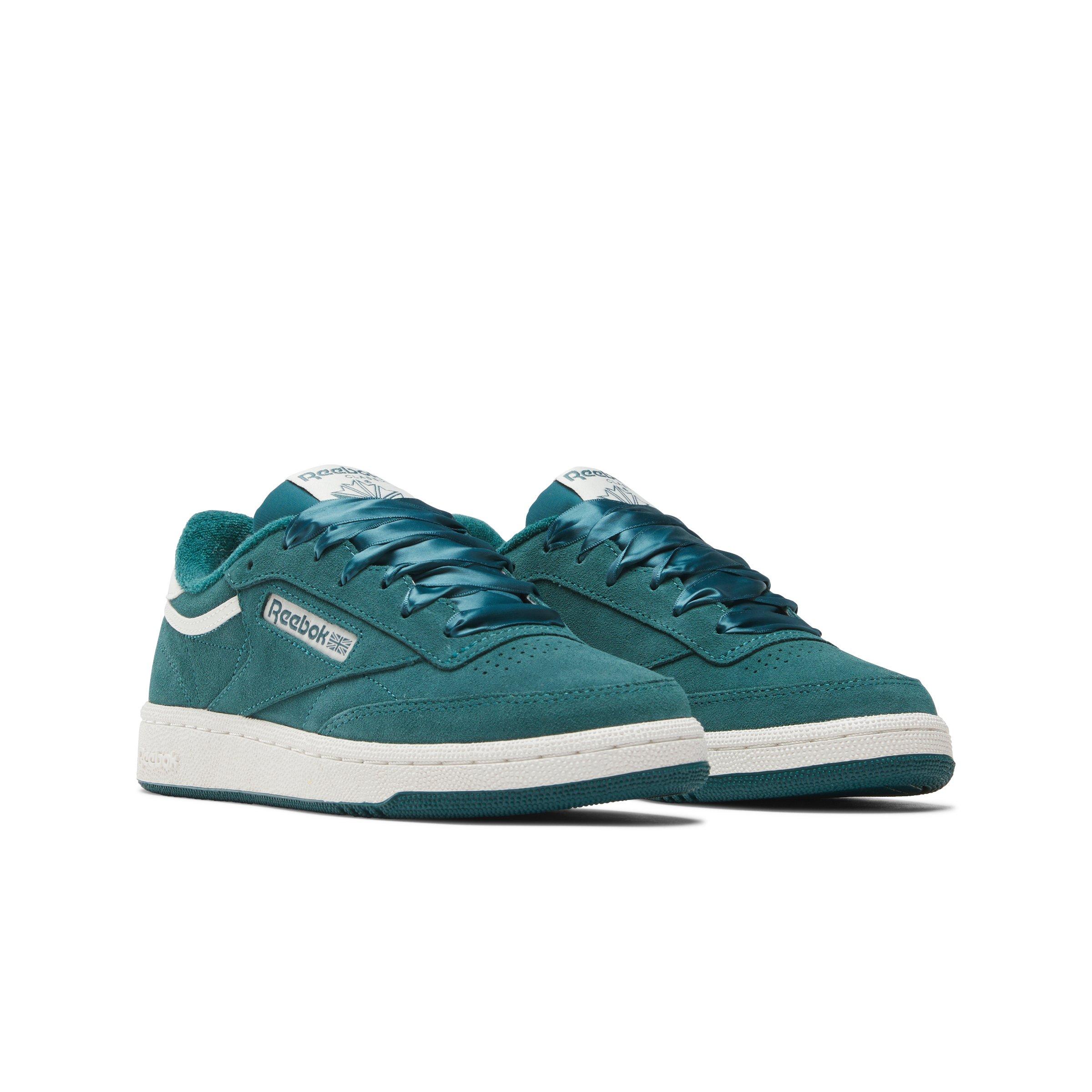 Reebok Club C 85 "Teal/White" Women's Shoe - TEAL/WHITE Thumbnail View 2