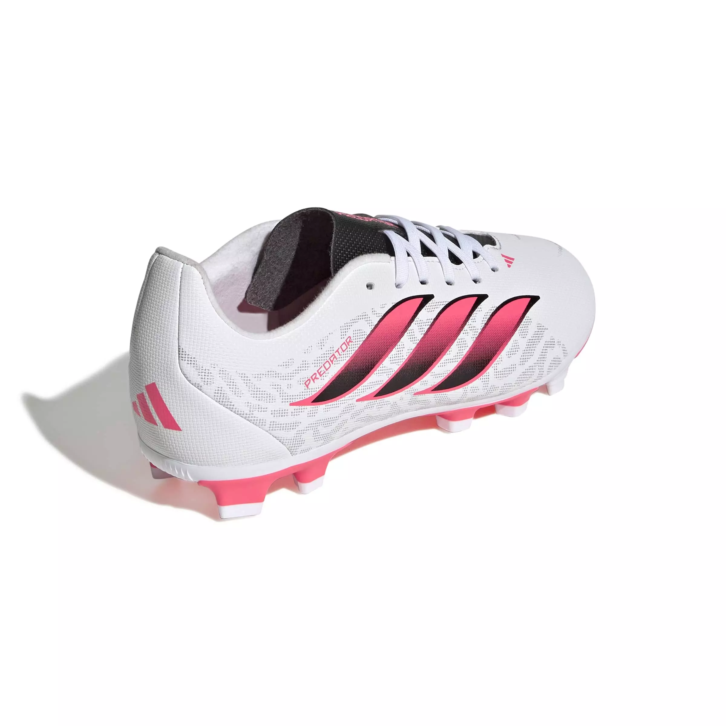 adidas Predator Club MG "Ftwr White/Solar Turbo/Core Black" Grade School Kids' Soccer Cleat - WHITE/SOLAR/BLACK