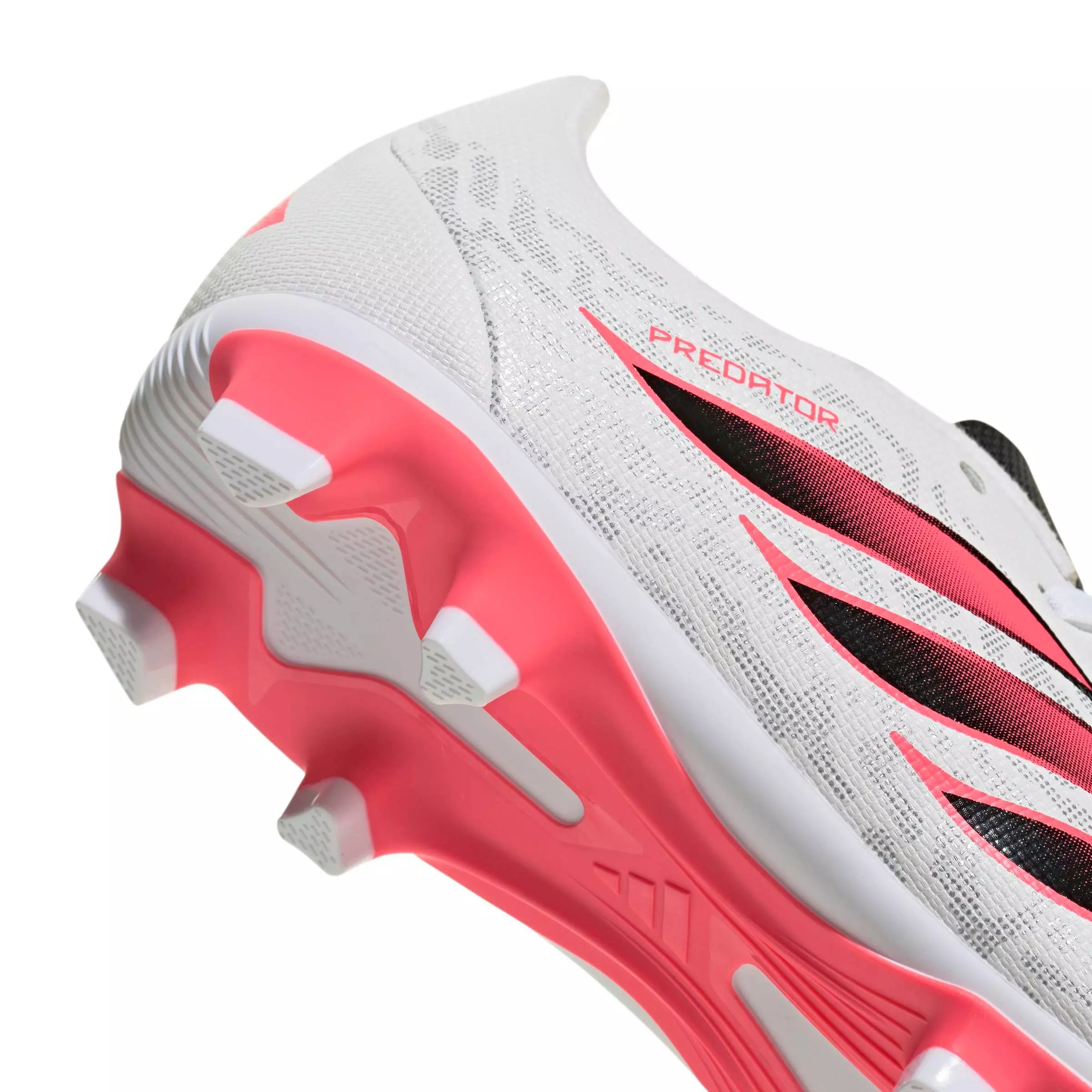 adidas Predator Club MG "Ftwr White/Solar Turbo/Core Black" Grade School Kids' Soccer Cleat - WHITE/SOLAR/BLACK