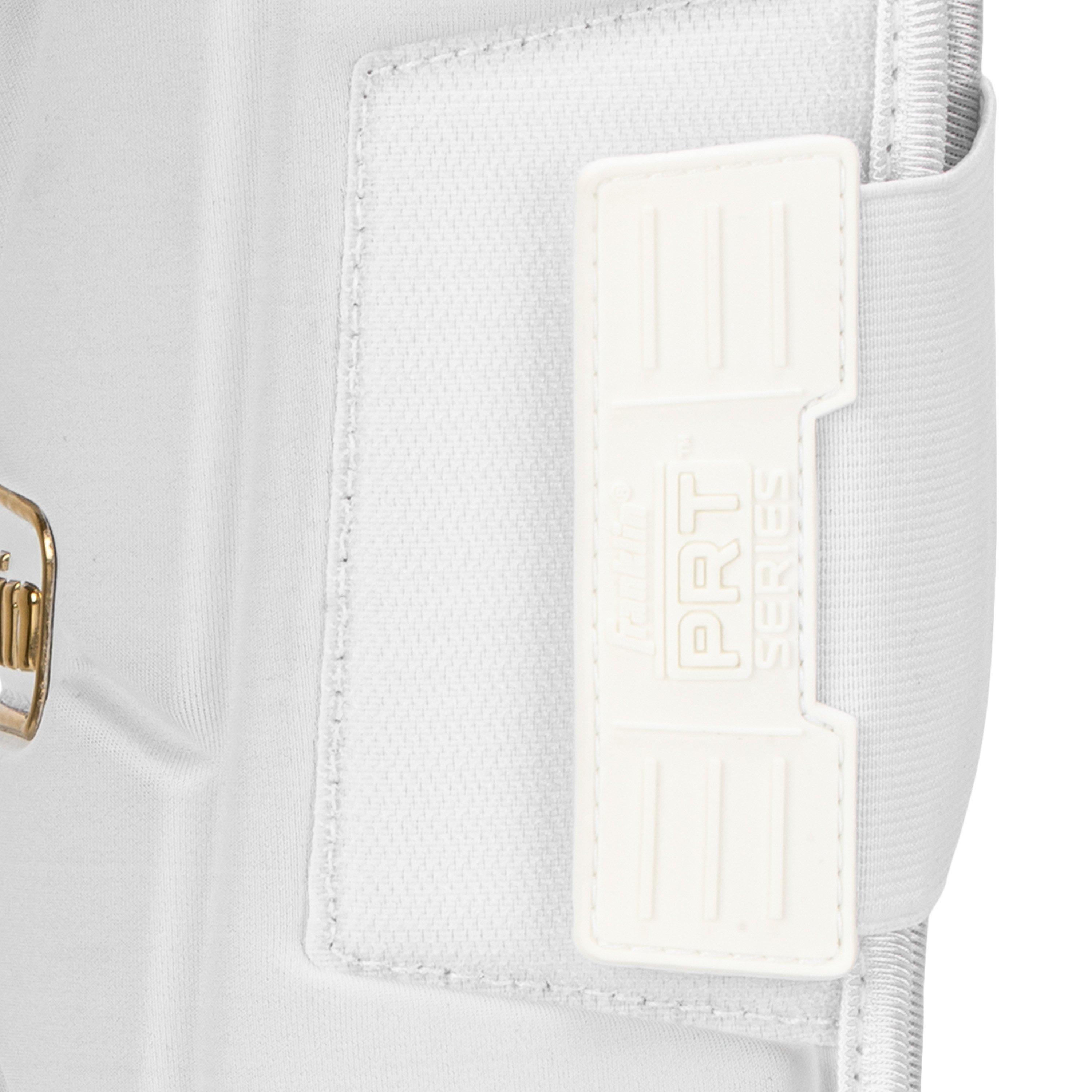 Franklin Sports Adult PRT Protective Leg Guard - White/Gold - WHITE/GOLD Thumbnail View 3