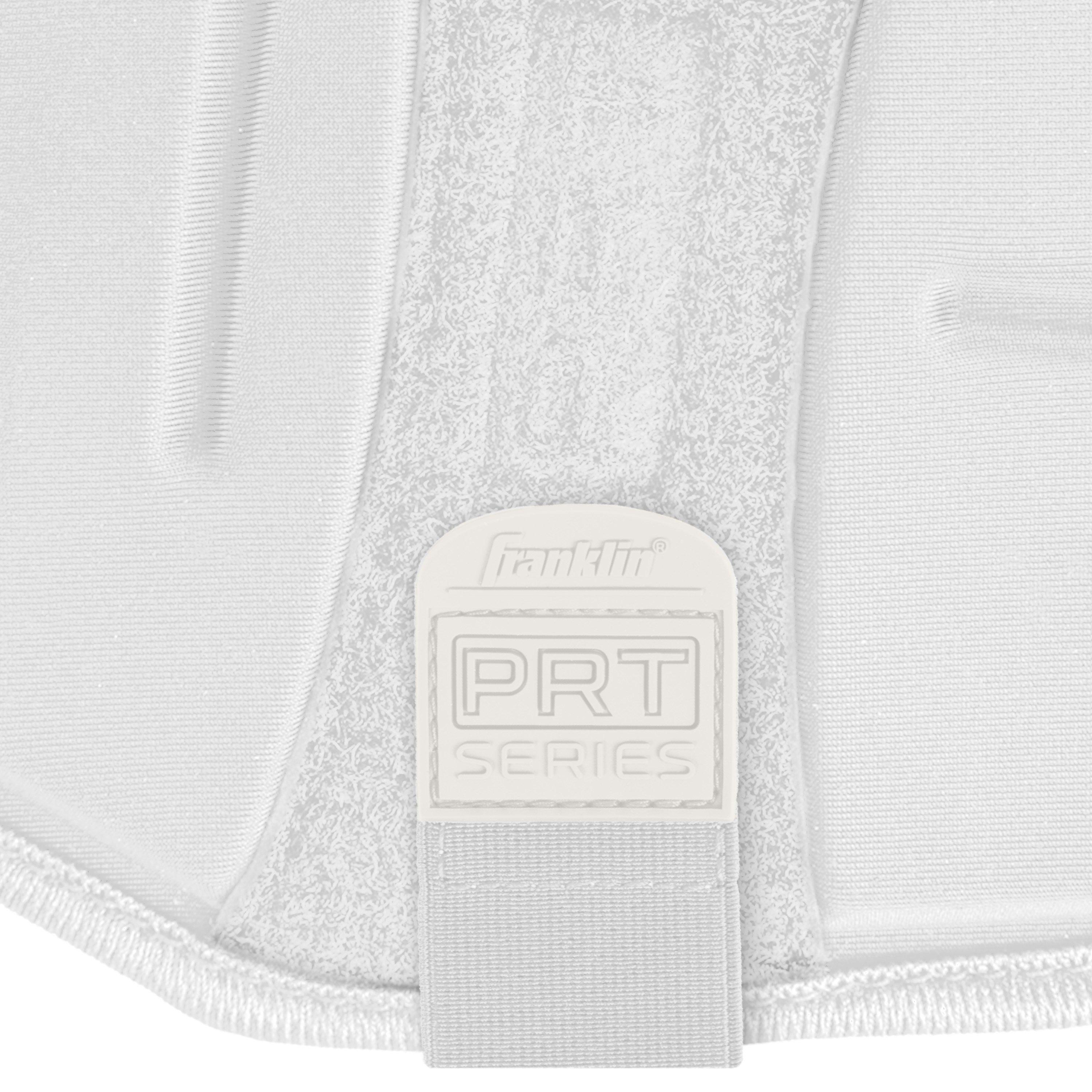 Franklin Sports Adult PRT Protective Leg Guard - White/Gold - WHITE/GOLD Thumbnail View 4