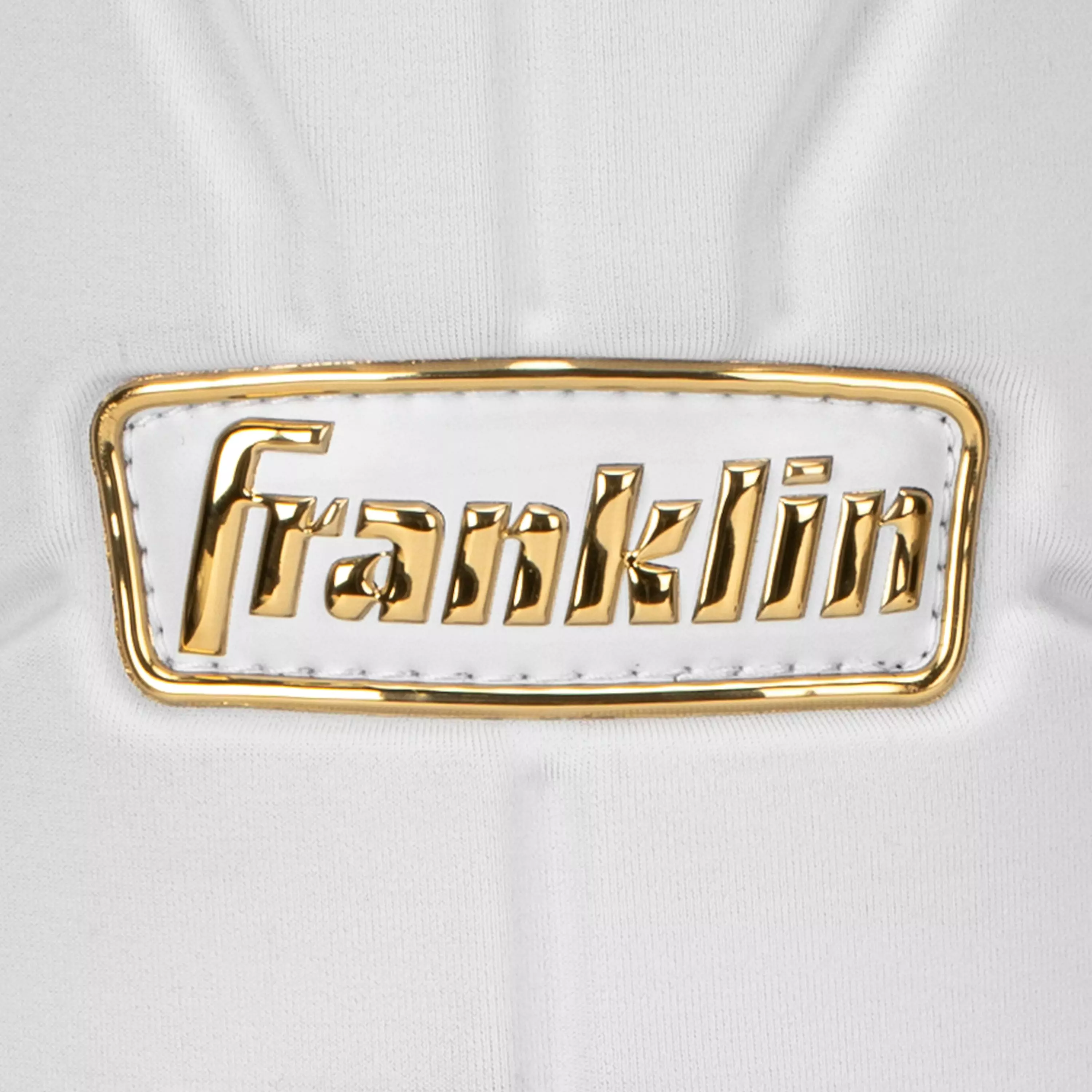 Franklin Sports Adult PRT Protective Leg Guard - White/Gold - WHITE/GOLD