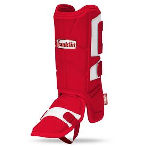 Franklin Sports Adult PRT Protective Leg Guard - Red