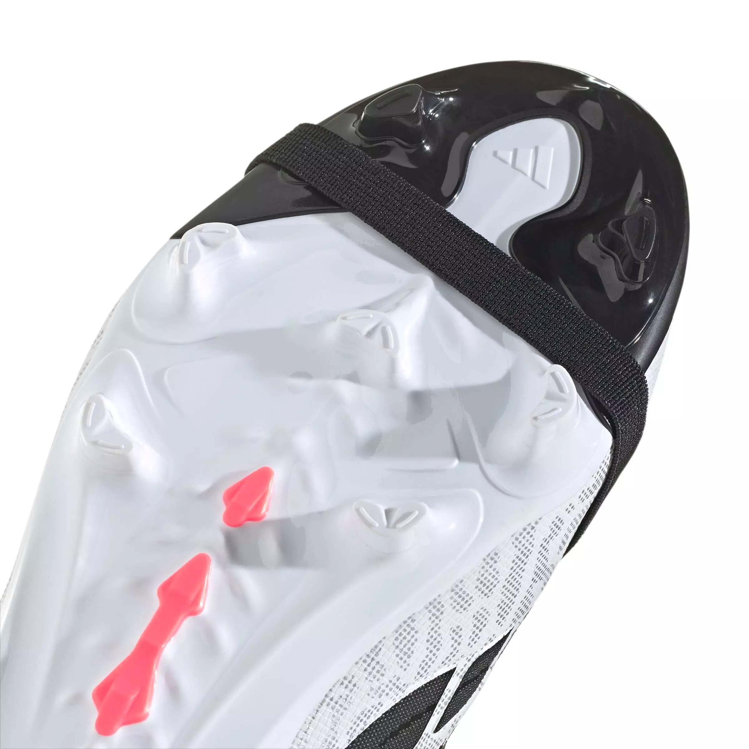 adidas Predator League Fold-Over Tongue FG "White/Solar Turbo/Black" Grade School Kids' Soccer Cleat - WHITE/SOLAR/BLACK