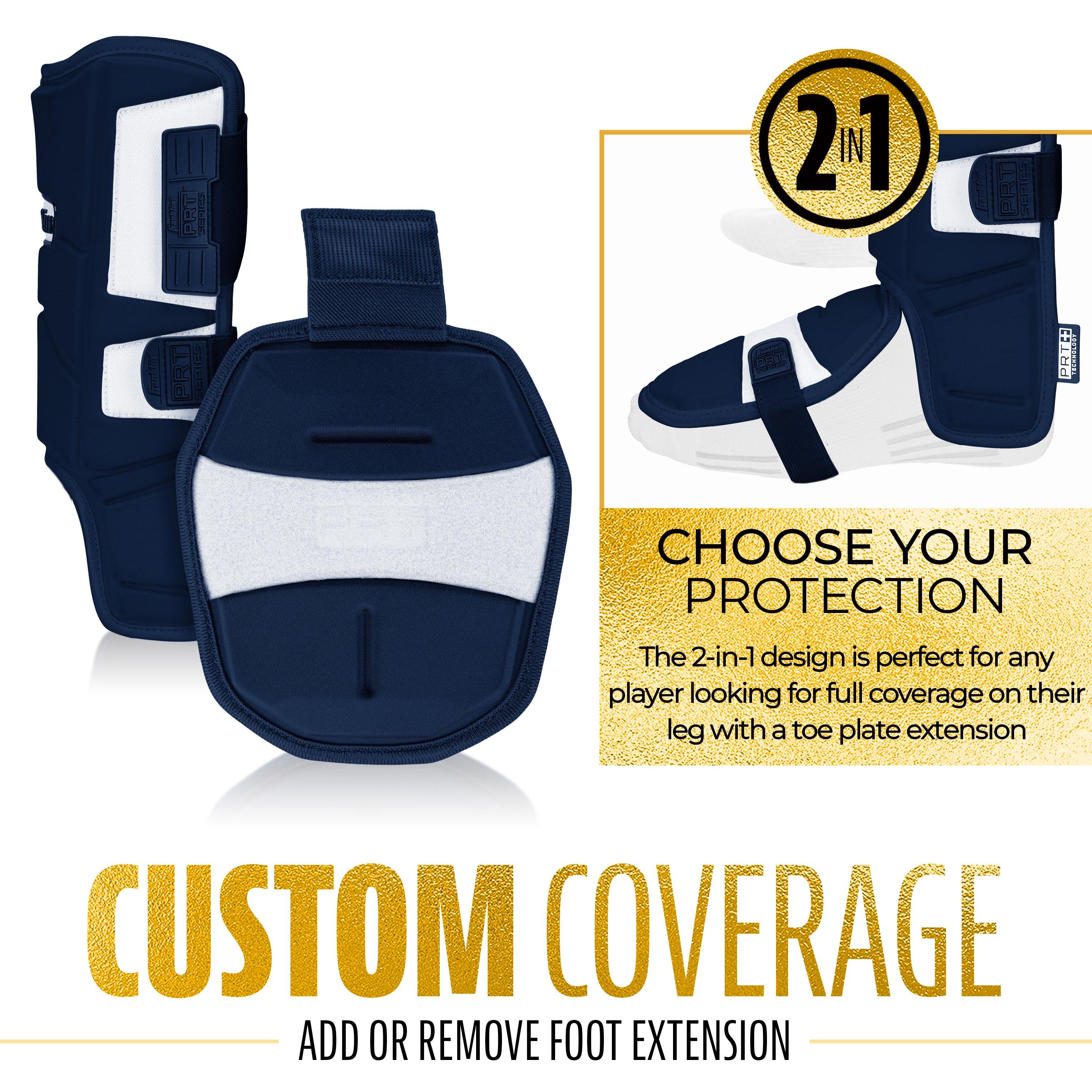 Franklin Sports Adult PRT Protective Leg Guard - Navy - NAVY Thumbnail View 8