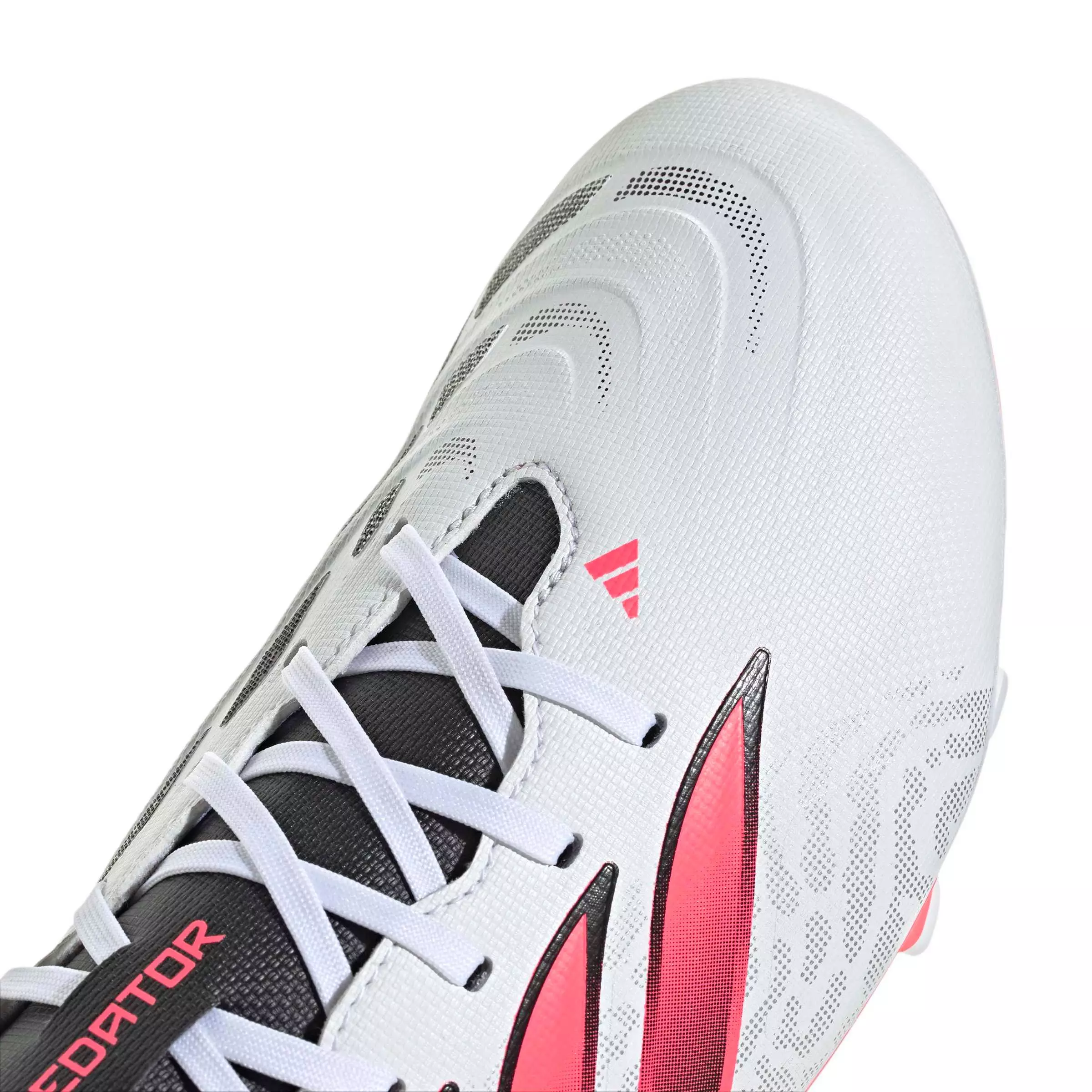 adidas Predator Club MG "Ftwr White/Solar Turbo/Core Black" Men's Soccer Cleat - WHITE/SOLAR/BLACK