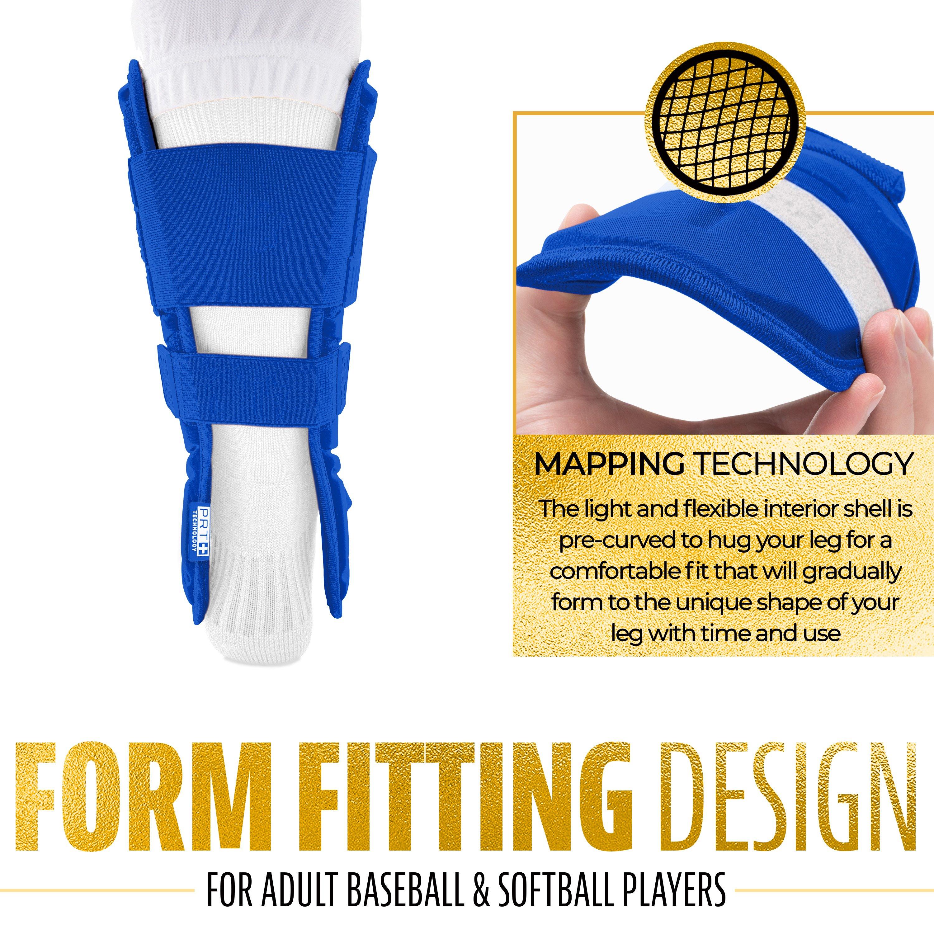 Franklin Sports Adult PRT Protective Leg Guard - Royal - ROYAL Thumbnail View 7