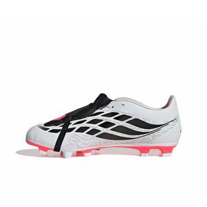 adidas Predator Club Fold-Over Tongue MG "Ftwr White/Solar Turbo/Core Black" Men's Soccer Cleat - WHITE/SOLAR/BLACK