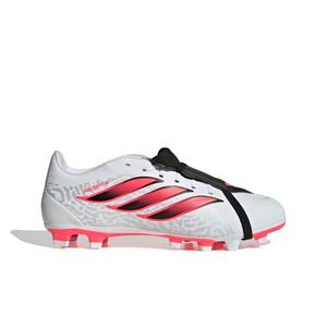 adidas Predator Club Fold-Over Tongue MG "Ftwr White/Solar Turbo/Core Black" Men's Soccer Cleat - WHITE/SOLAR/BLACK