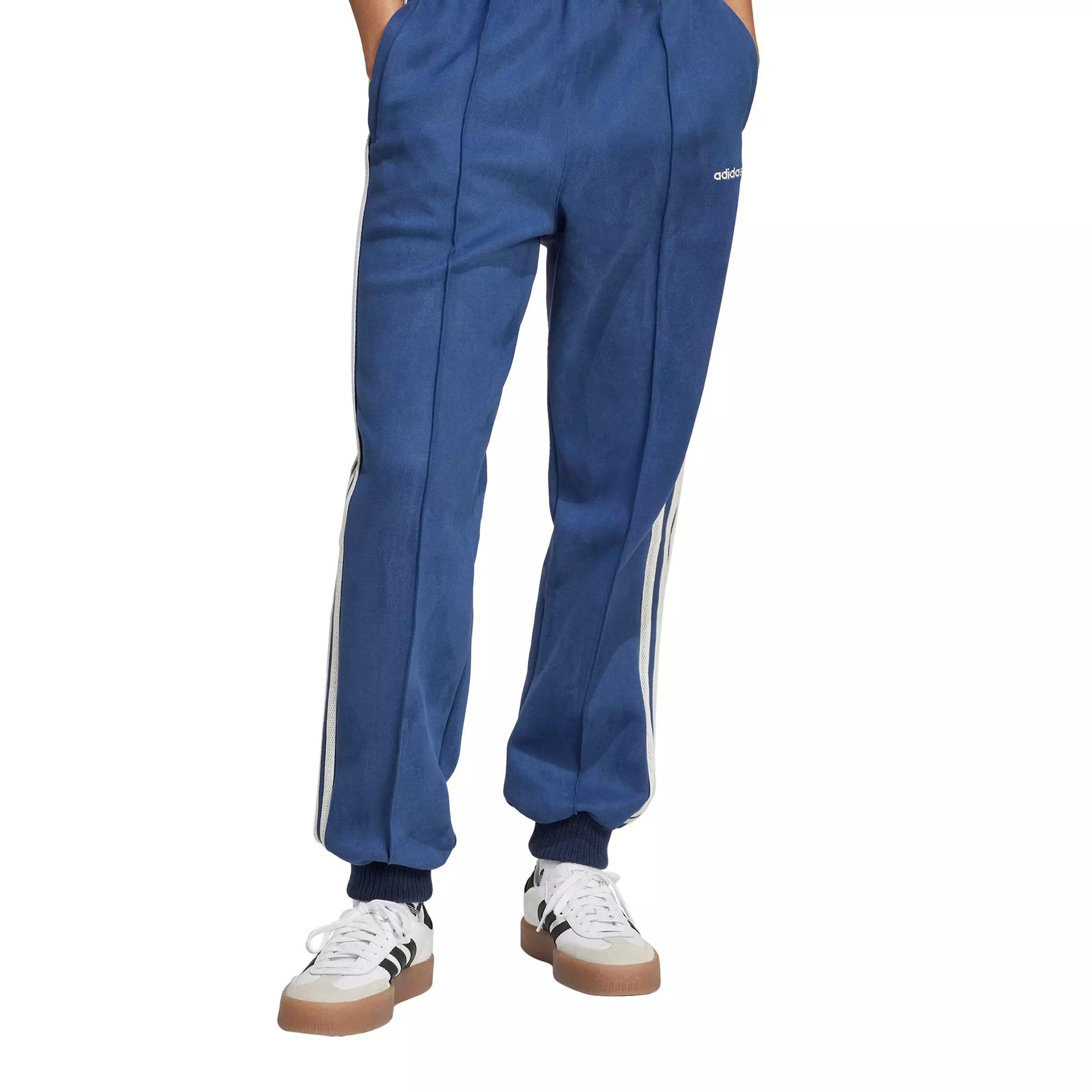 adidas Women's Originals Suede the First Tracksuit Bottoms - Blue - BLUE