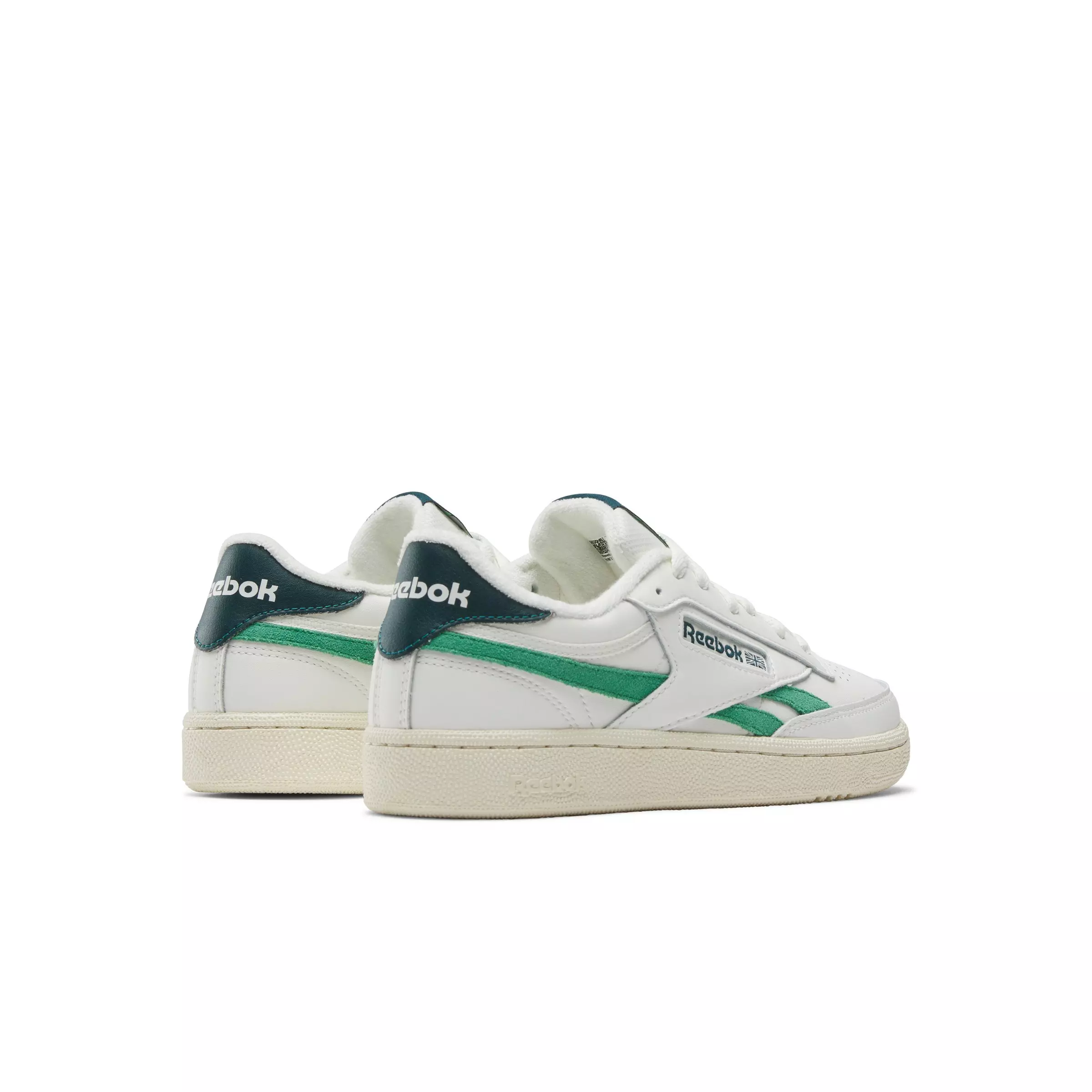 Reebok Club C Revenge "White/Green/Dark Green" Women's Shoe - WHITE/GREEN/DK GREEN