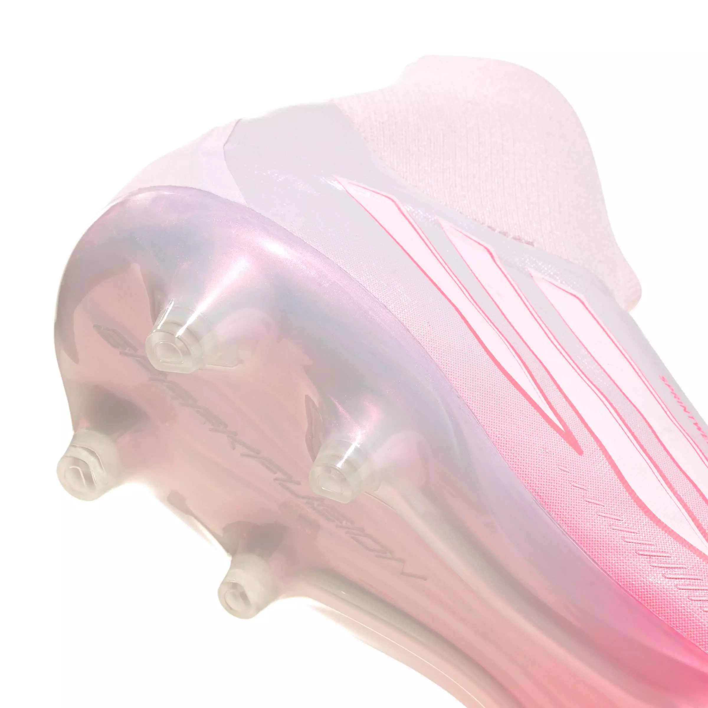 adidas F50 Sparkfusion Pro Mid Cut MG "Solar Turbo/White/Distilled Pink" Women's Soccer Cleat - SOLAR/WHITE/PINK