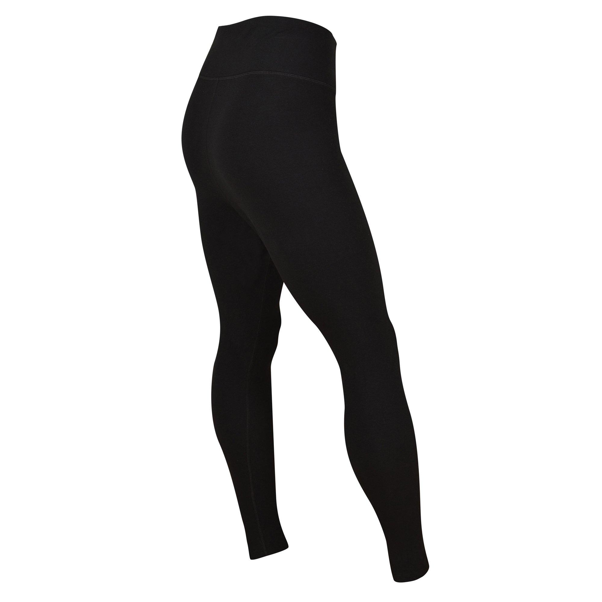 Hanes Curves Comfort Leggings Black 1X/2X Women's 
