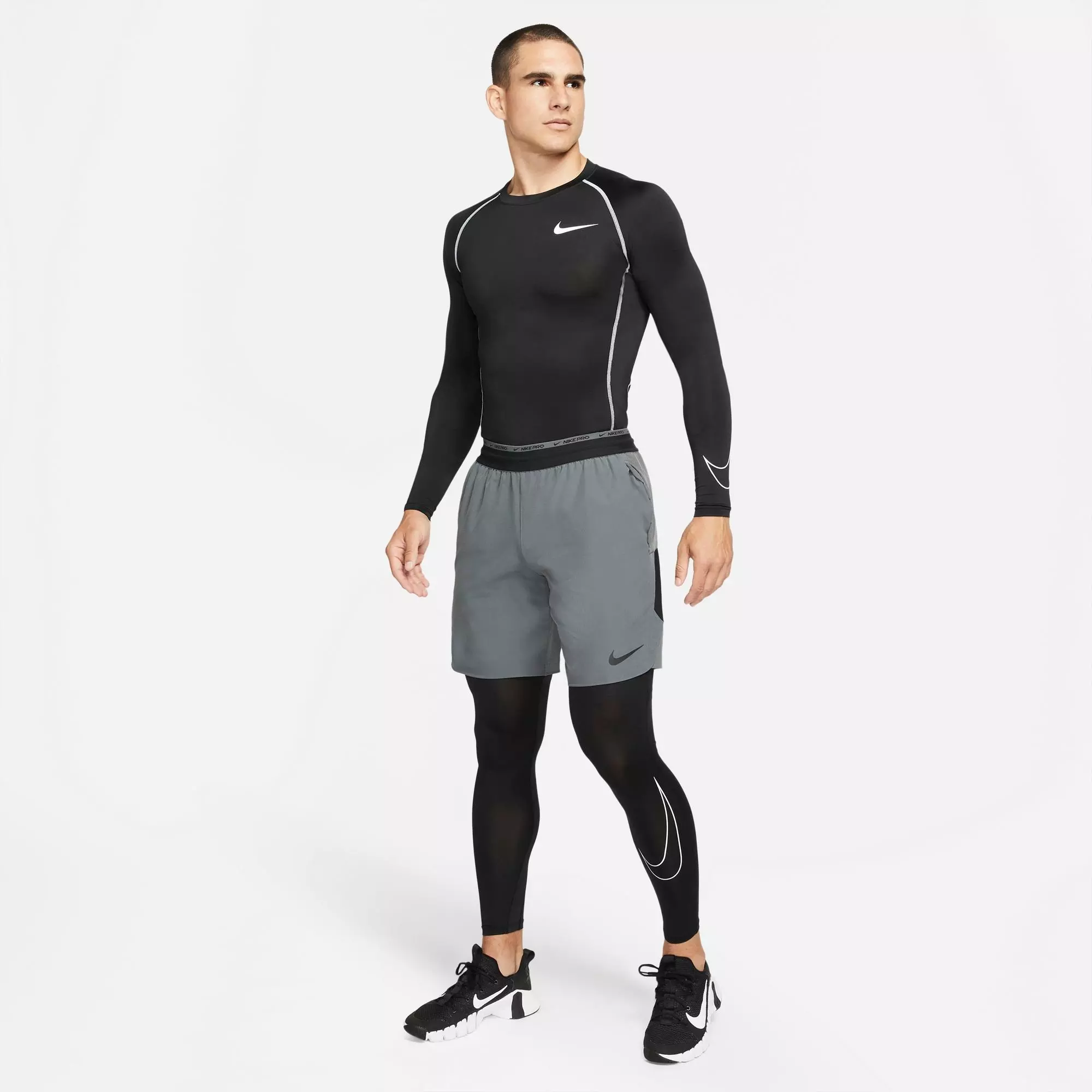 Nike Men's Pro Dri-FIT Tights - BLACK