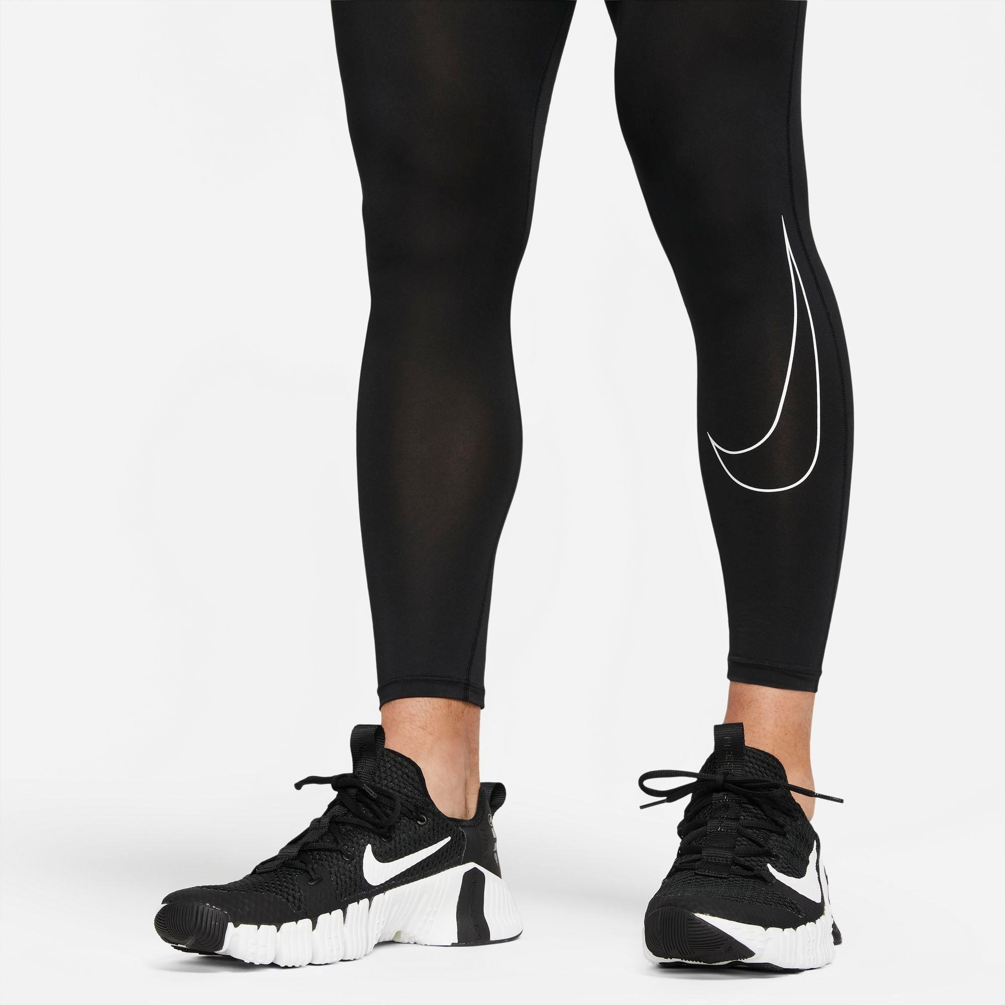 Nike Men's Pro Dri-FIT Tights - BLACK Thumbnail View 6