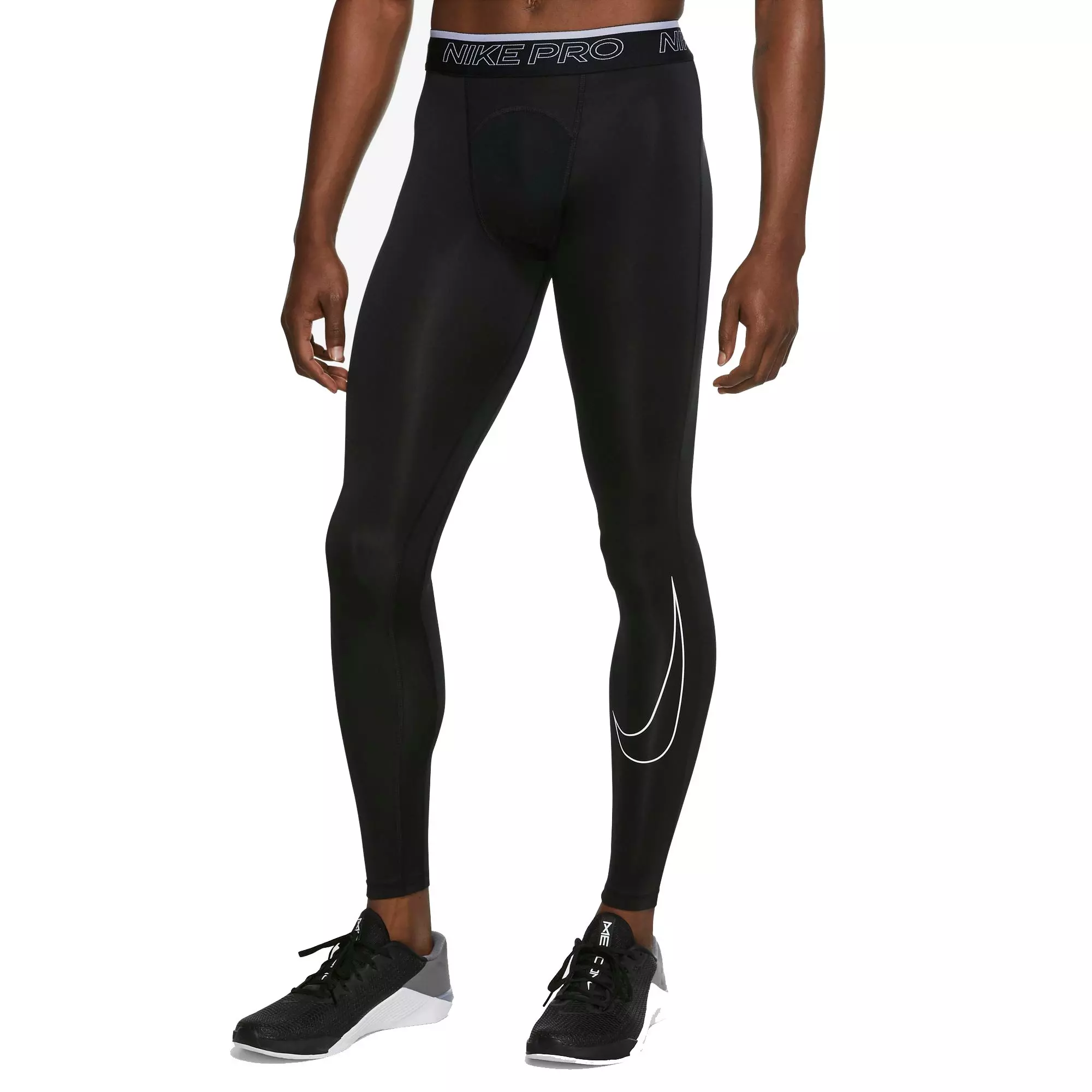 Nike Pro Dri-FIT Black Compression Capri Pants Leggings Girls Size