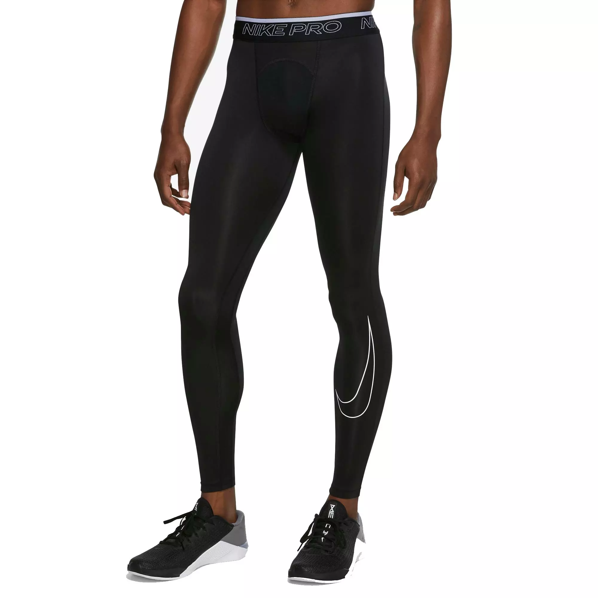 Nike Men's Pro Dri-FIT Compression Black Leggings - Hibbett