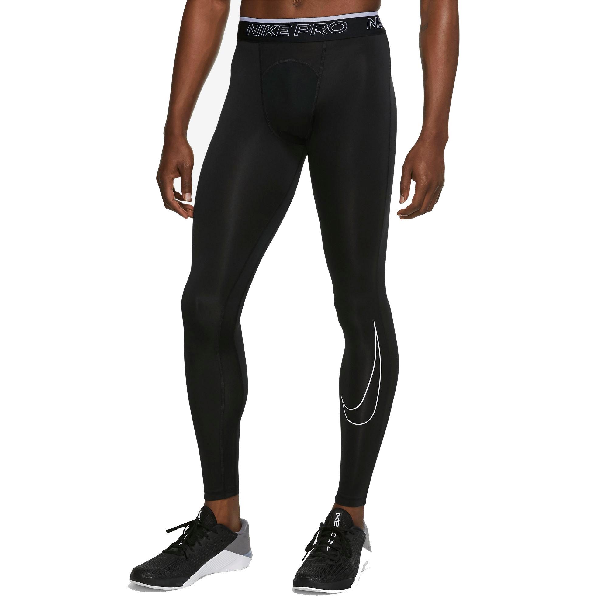 Nike Men's Pro Dri-FIT Tights - BLACK Thumbnail View 1