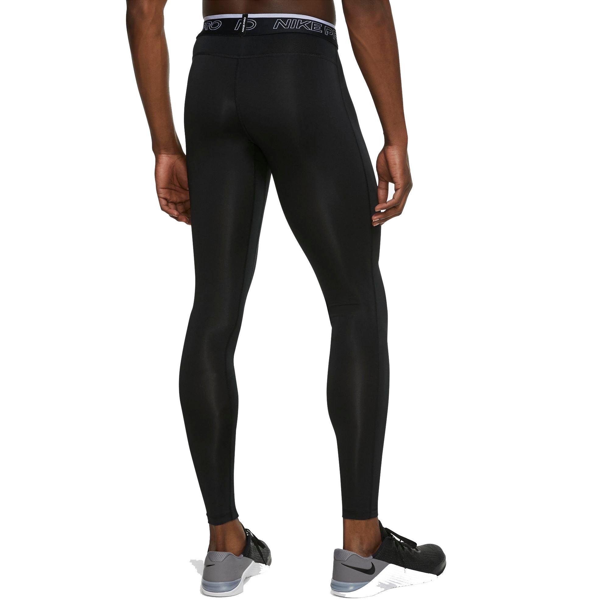 Nike Men's Pro Dri-FIT Tights - BLACK Thumbnail View 2