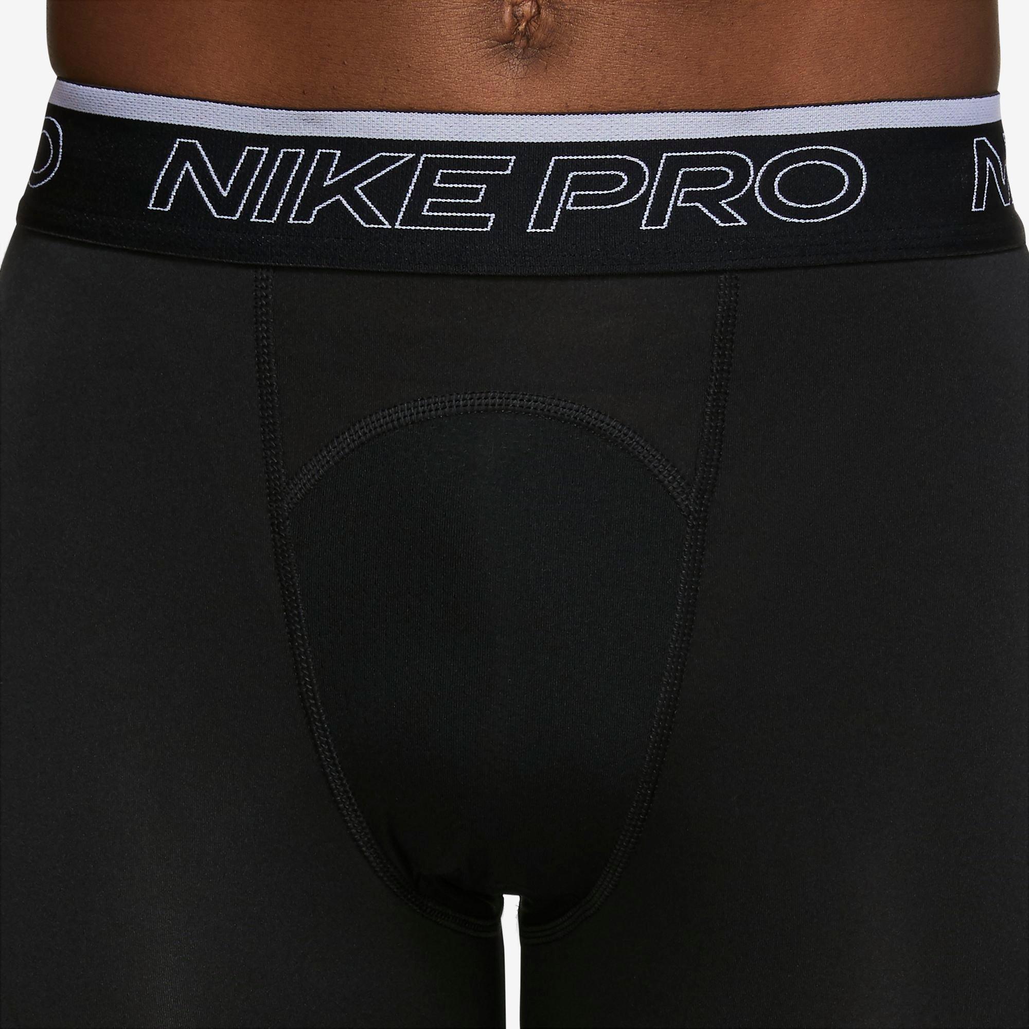 Nike Men's Pro Dri-FIT Compression Black Leggings - Hibbett