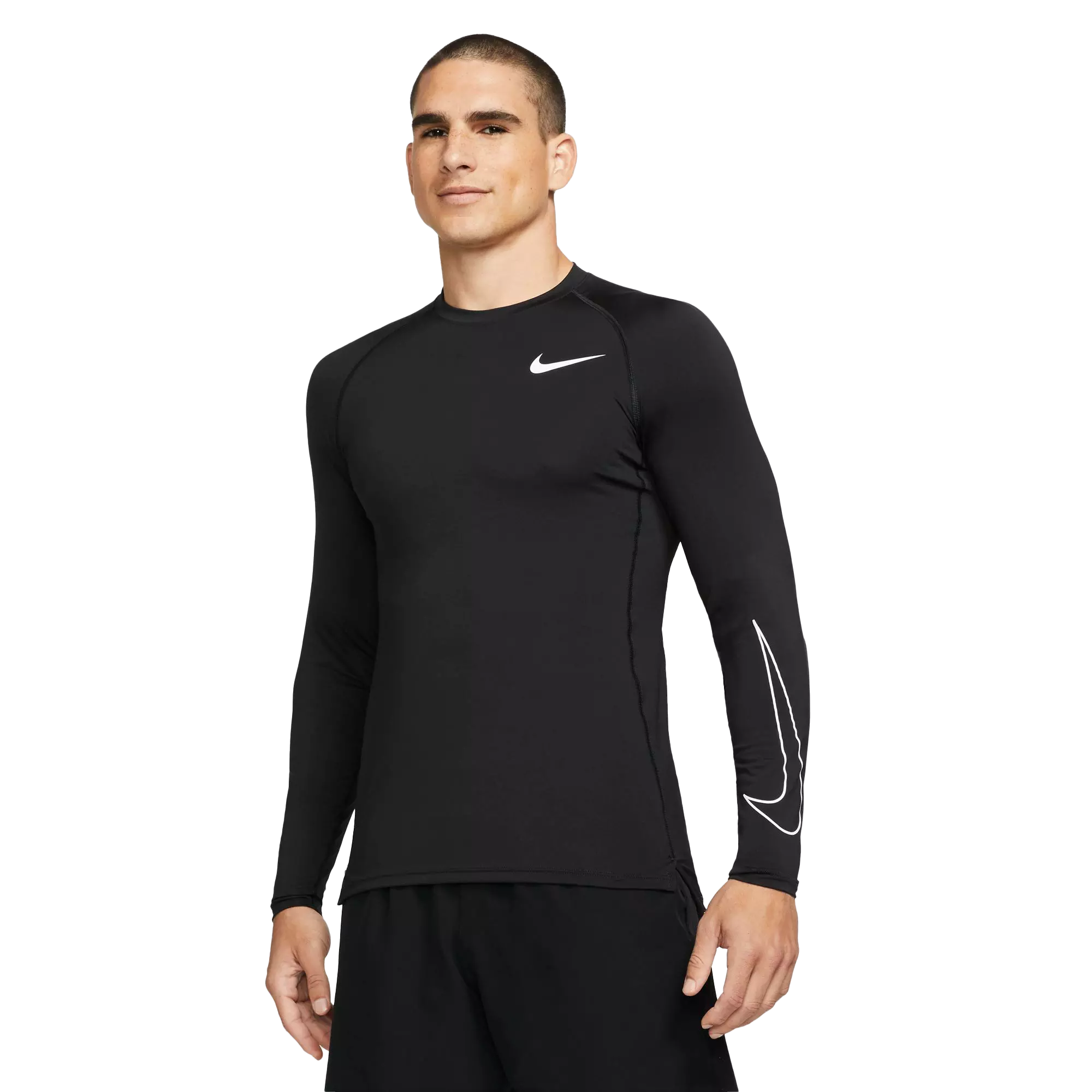 Nike Pro Men's Dri-FIT Slim Long-Sleeve Fitness Top.