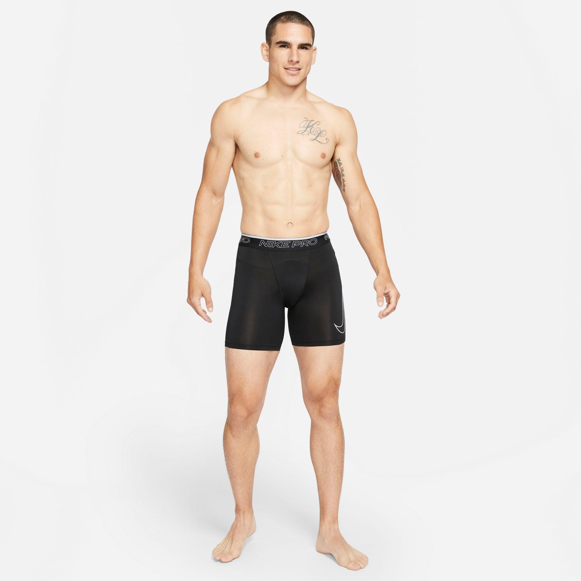 Nike Men's Pro Dri-FIT Shorts - Black - BLACK Thumbnail View 11