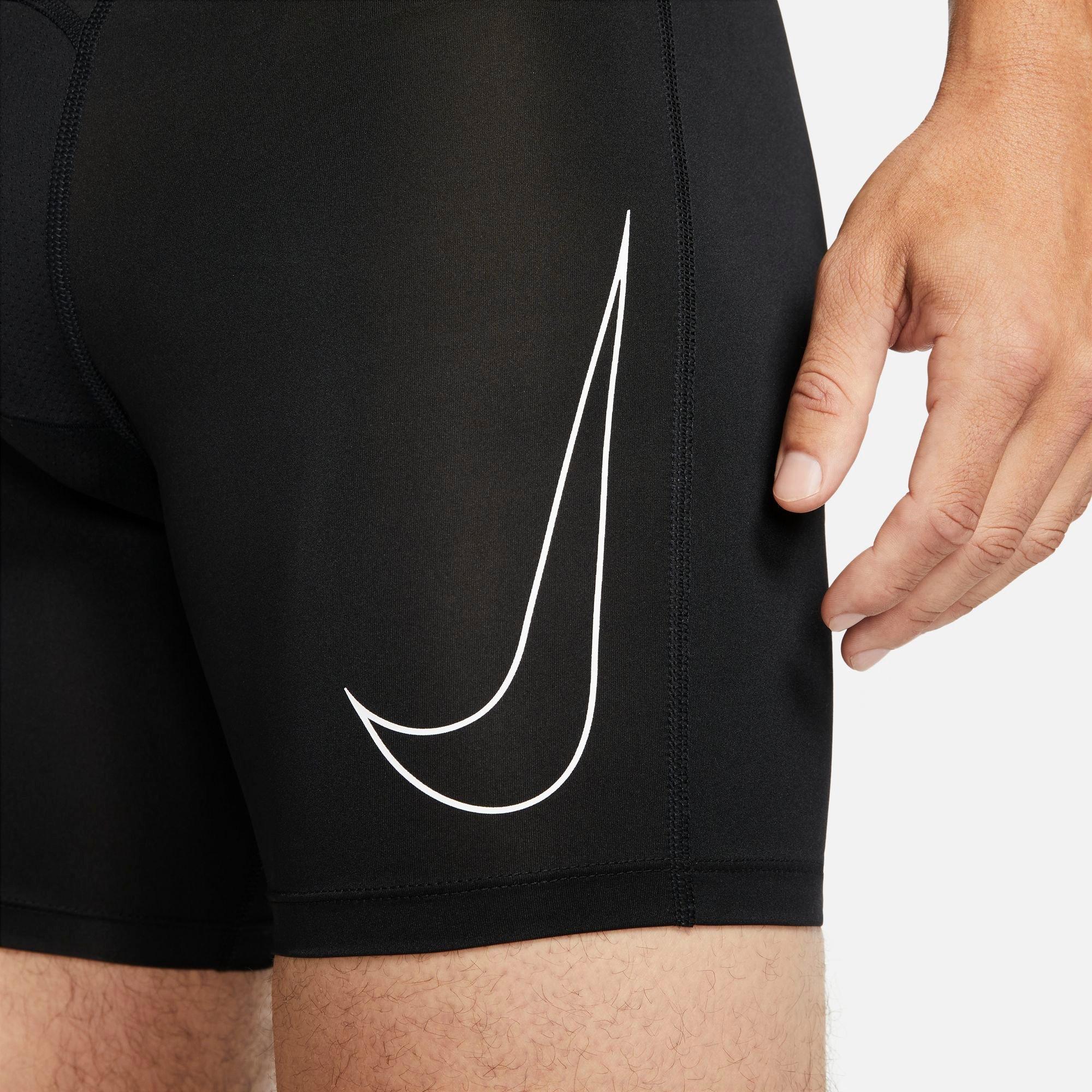 Nike Men's Pro Dri-FIT Shorts-Black - BLACK Thumbnail View 7