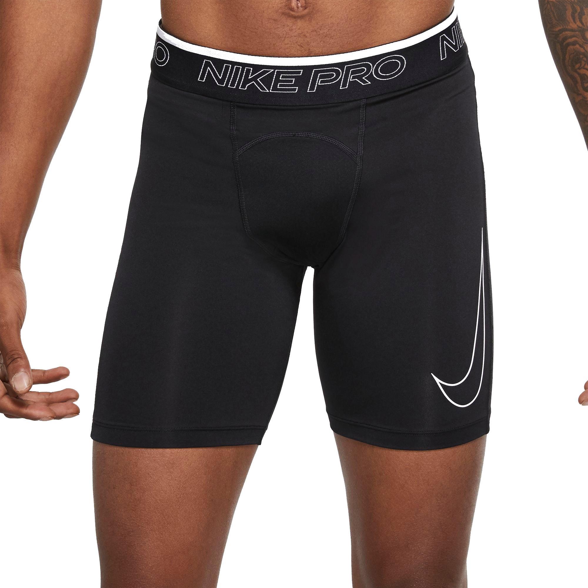 Nike Men's Pro Dri-FIT Shorts - Black - BLACK Thumbnail View 1
