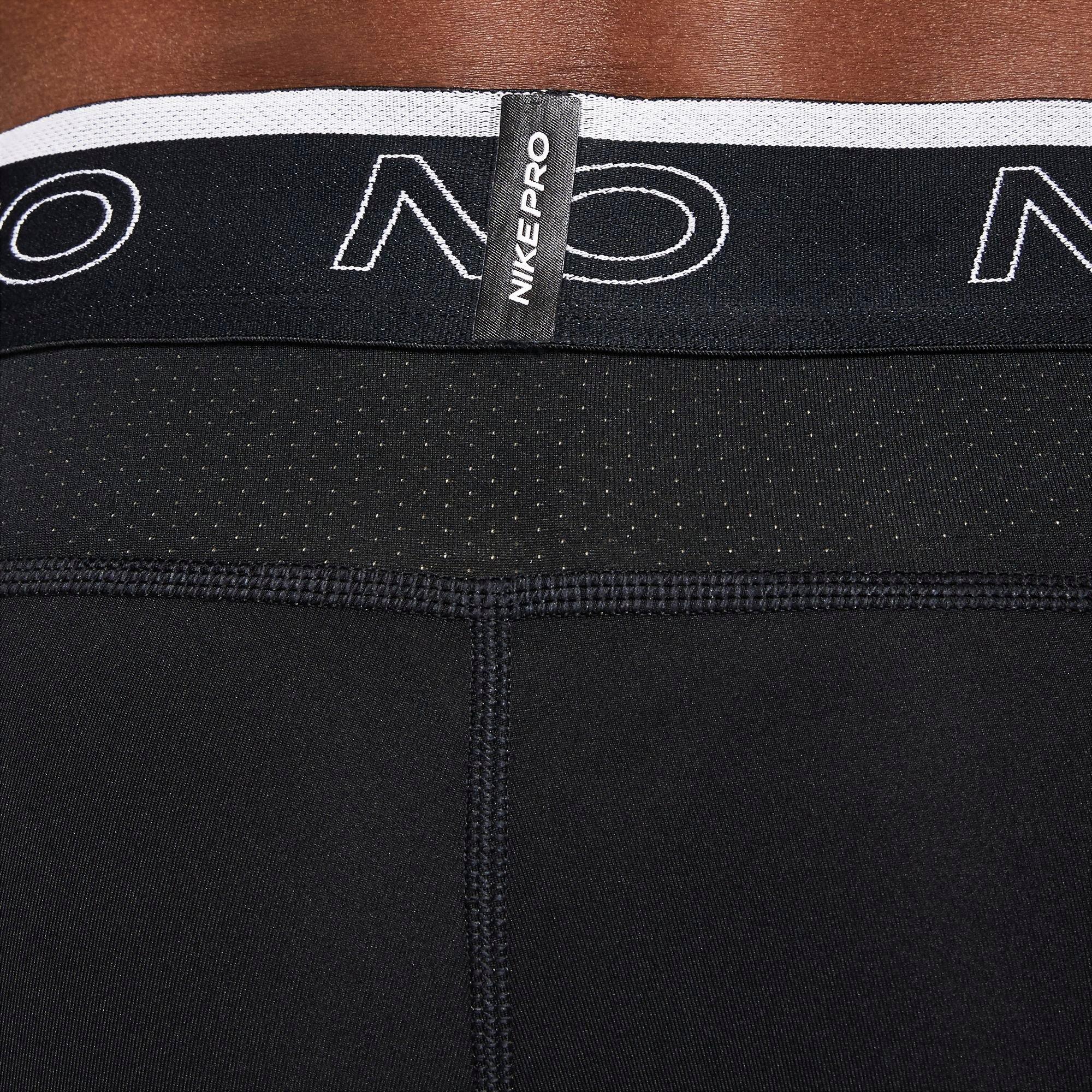 Nike Men's Pro Dri-FIT Shorts - Black - BLACK Thumbnail View 3