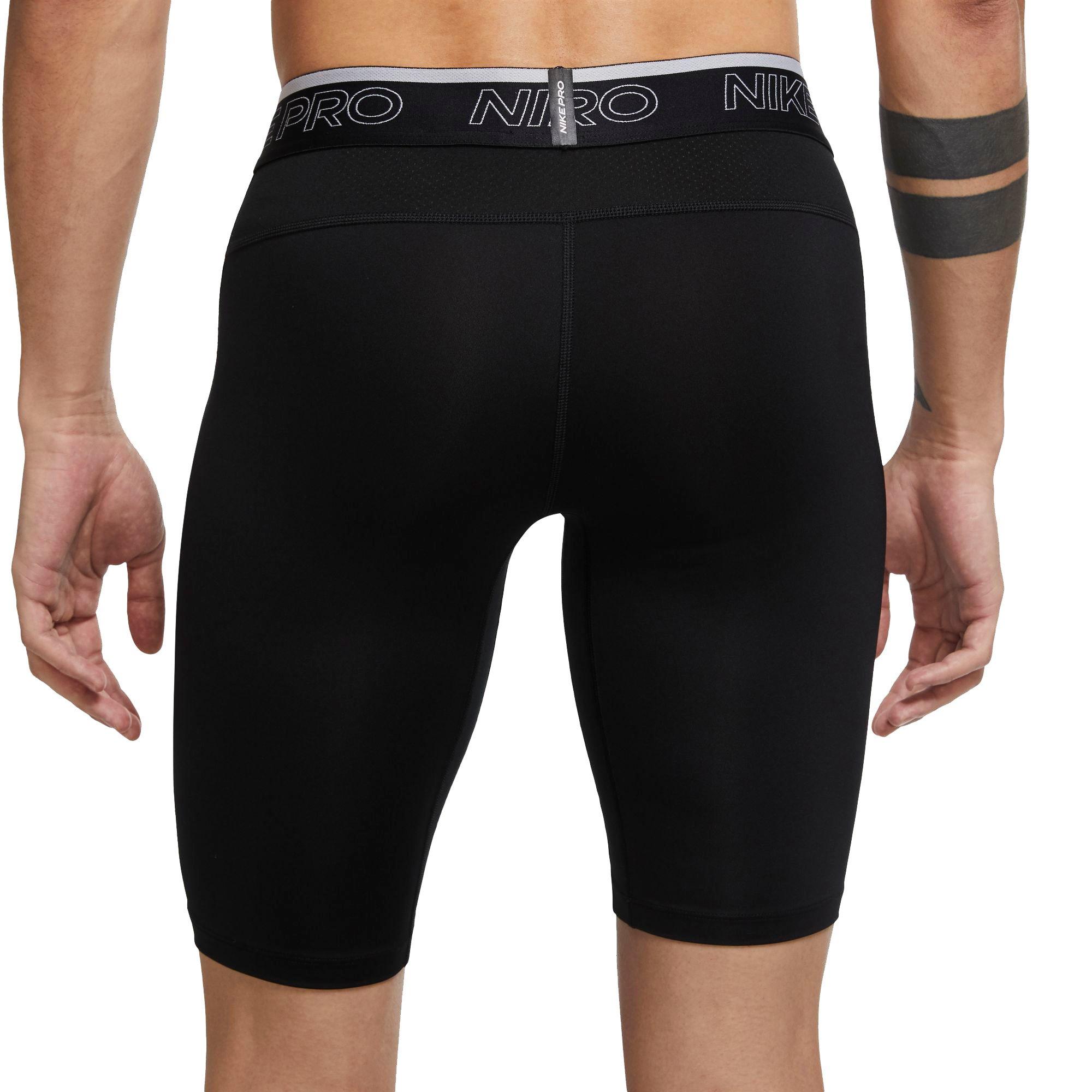 Nike Men's Pro Dri-FIT Black Compression Shorts - Hibbett