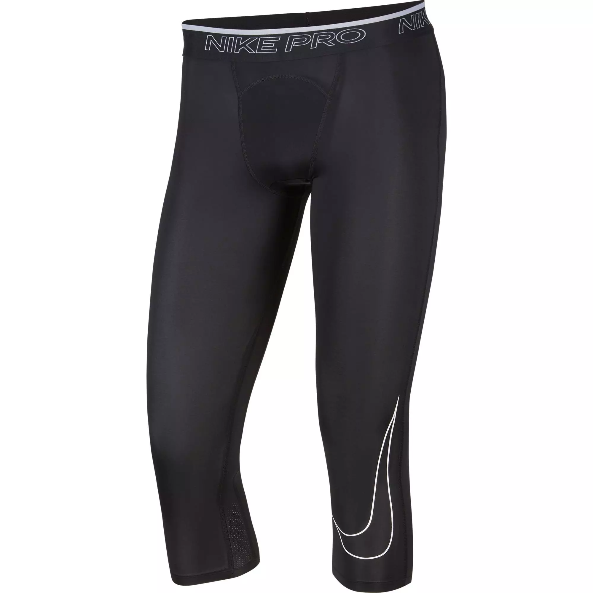 Nike Men's Pro Dri-FIT 3/4 "Black" Leggings - BLACK