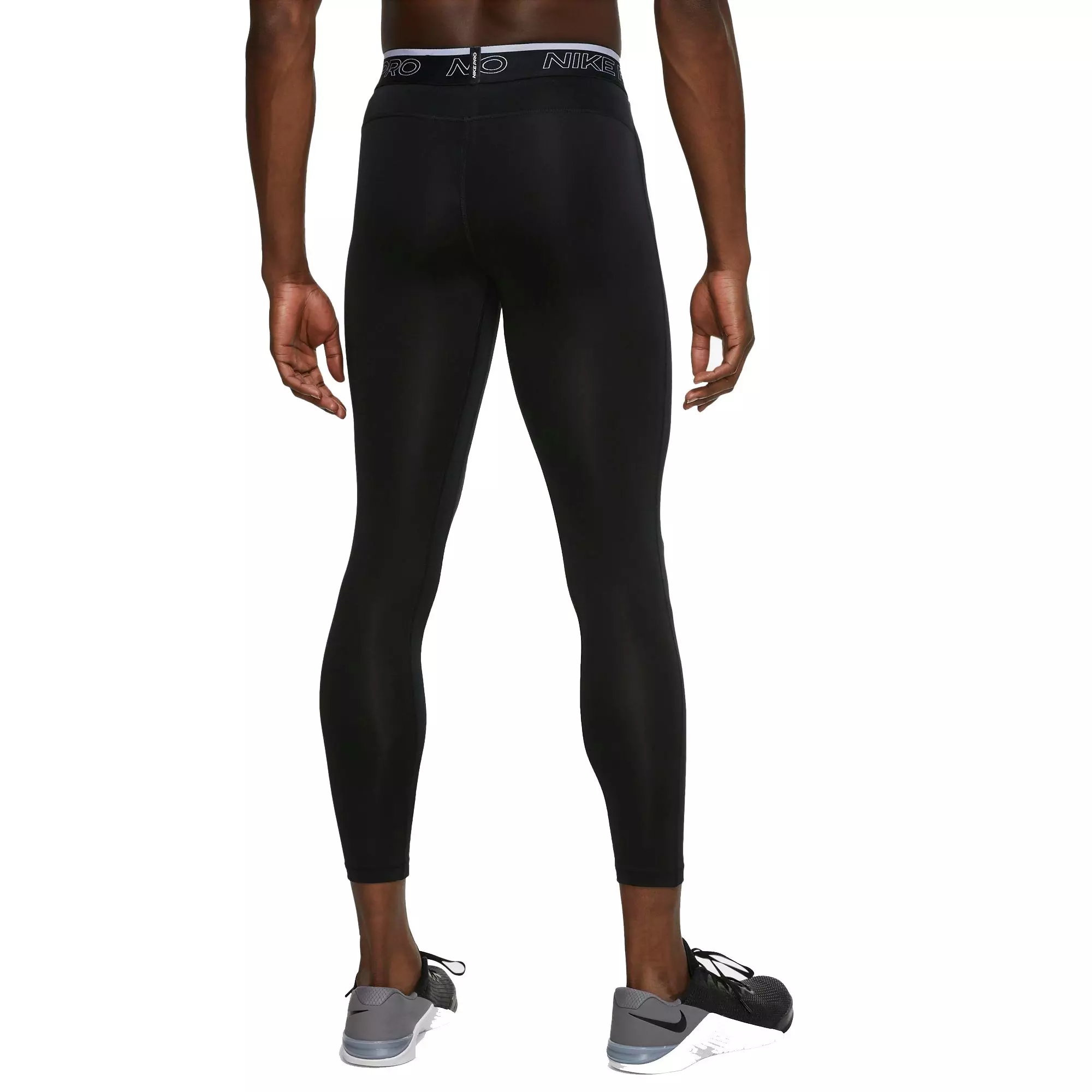 Nike Men's Pro Dri-FIT 3/4 "Black" Leggings - BLACK