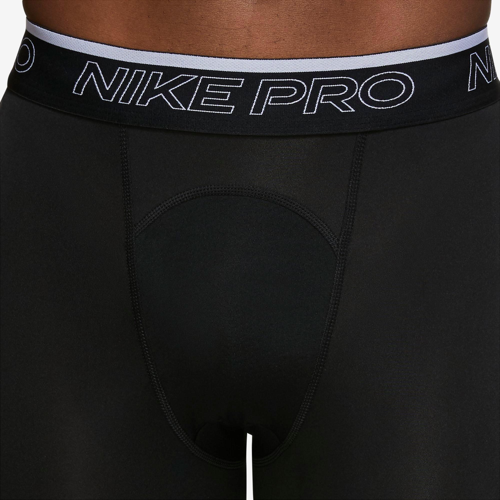 Nike Men's Pro Dri-FIT 3/4 "Black" Leggings - BLACK Thumbnail View 3