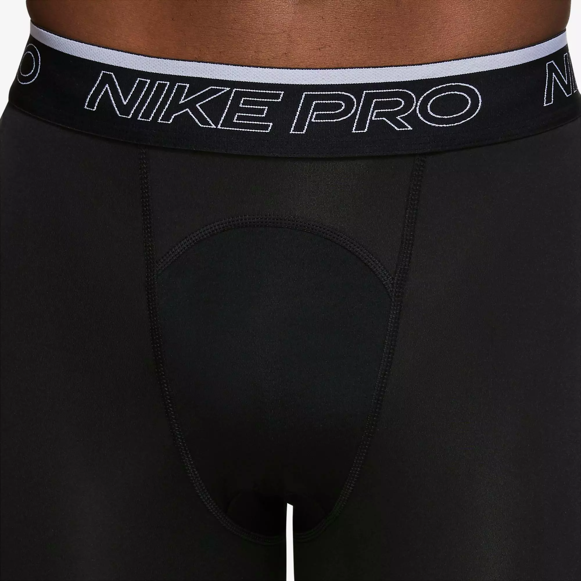 Nike Men's Pro Dri-FIT 3/4 "Black" Leggings - BLACK
