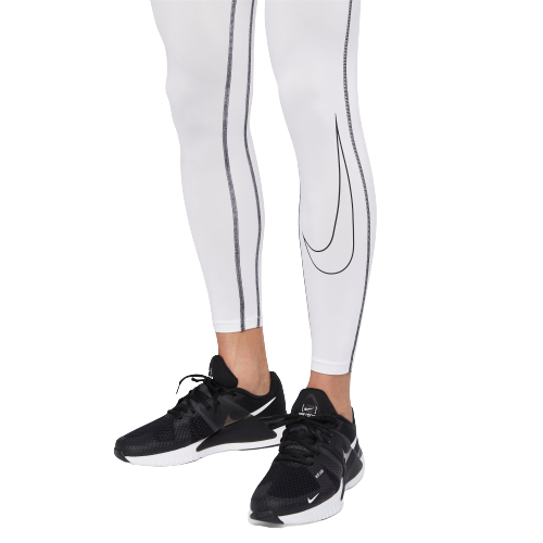 Nike Men's Pro Warm Dri-Fit Compression Leggings White 904672-100