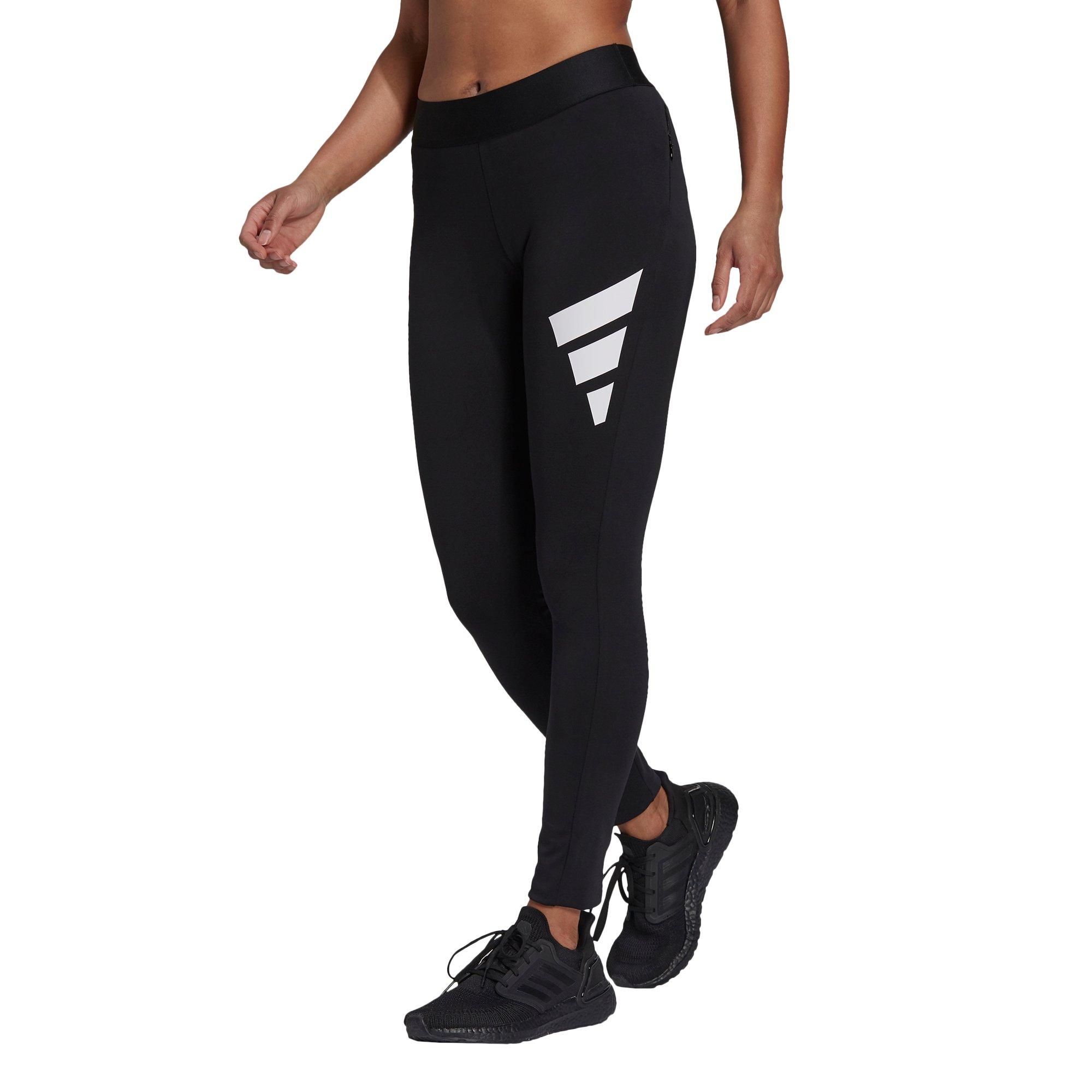 adidas training 3 stripe leggings