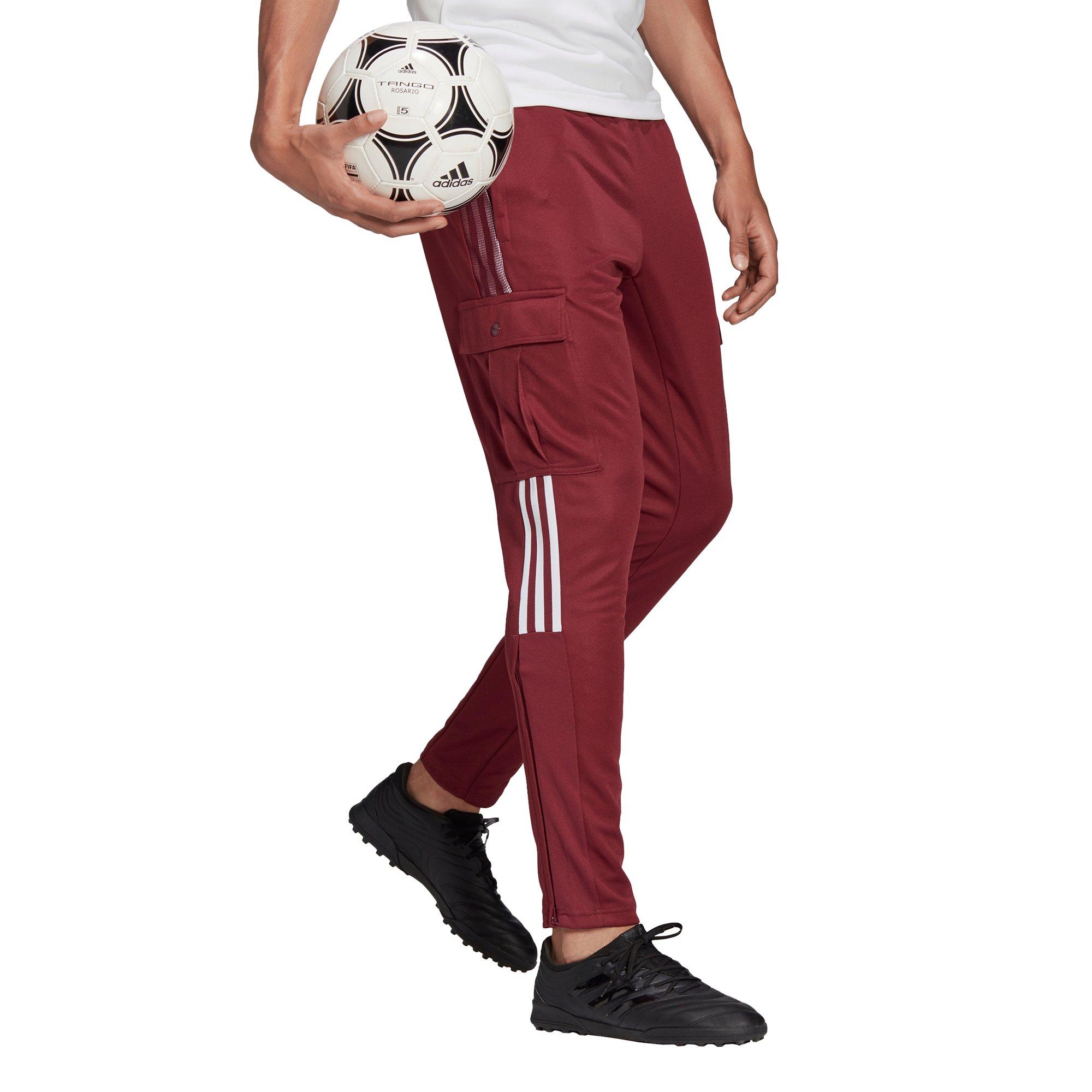 adidas Men's Tiro 21 Cargo Maroon Track Pants - Hibbett