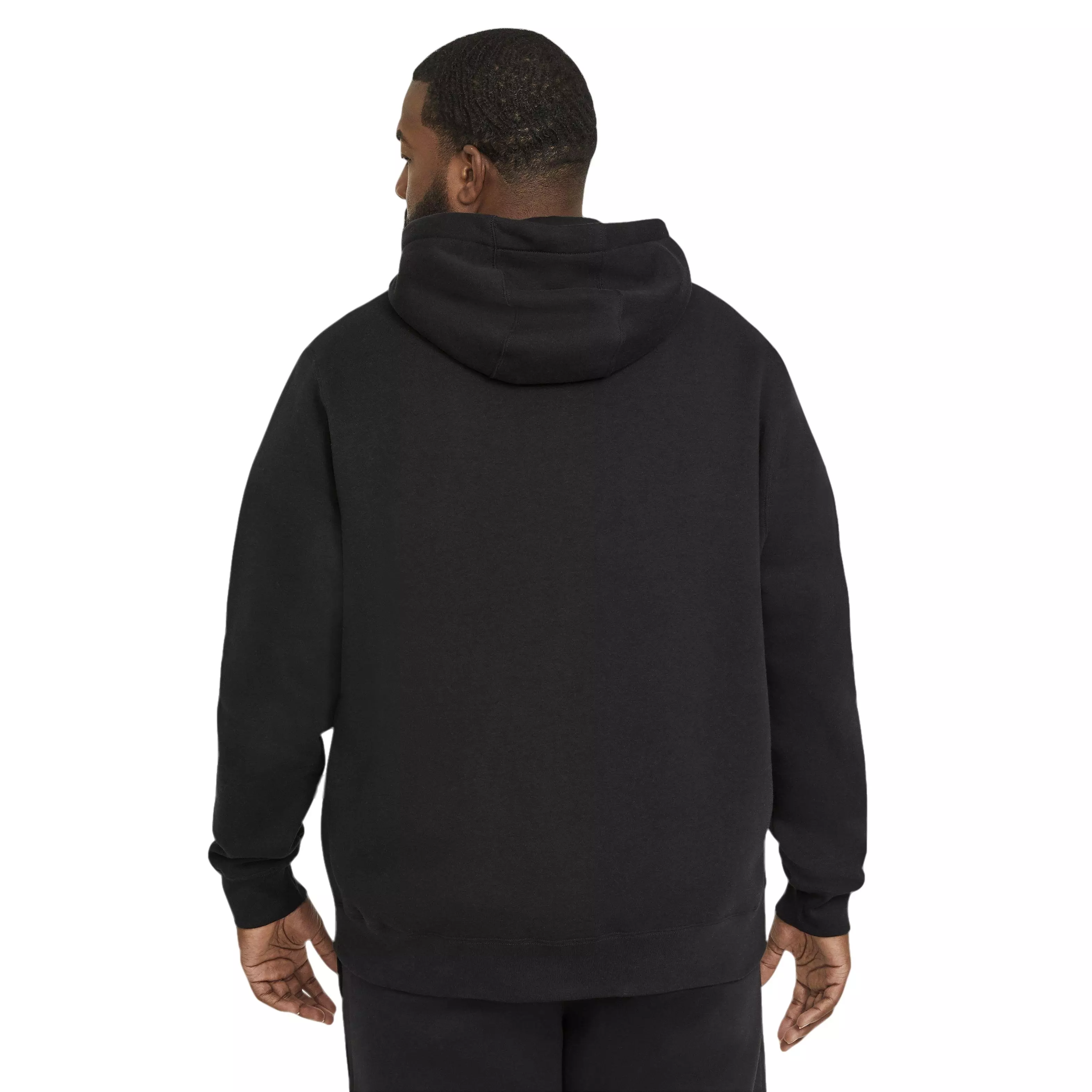 Nike Men's Big & Tall Sportswear Club Fleece Full-Zip Hoodie - BLACK
