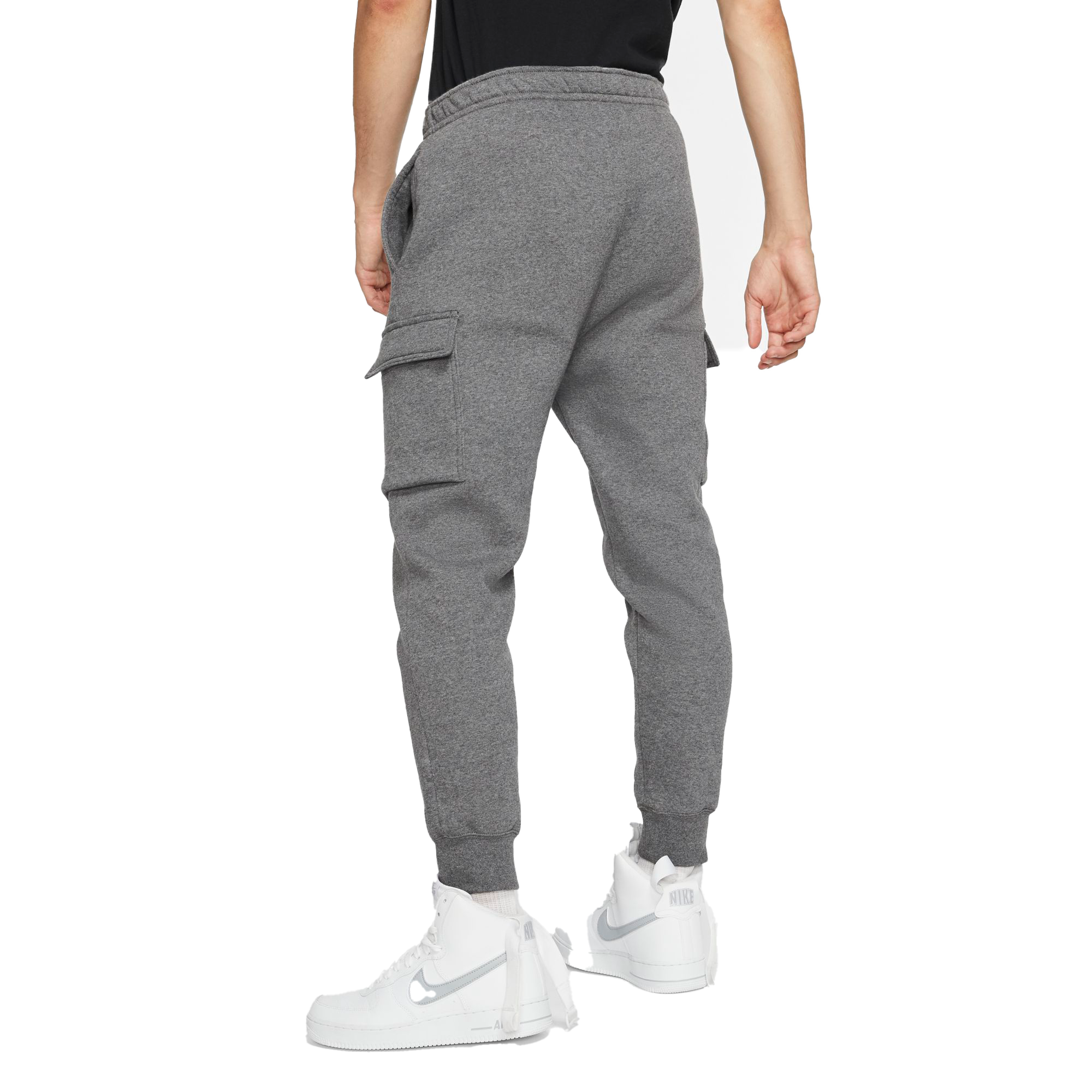 mens cargo fleece sweatpants