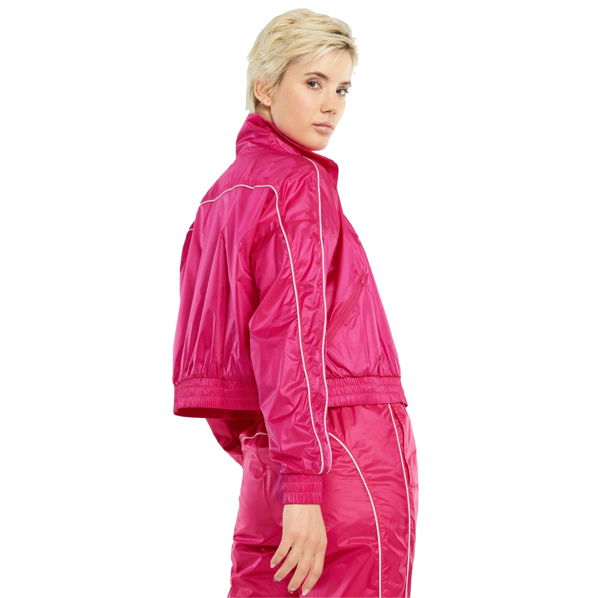 Puma Women's Iconic T7 Woven Track Jacket - PURPLE Thumbnail View 2