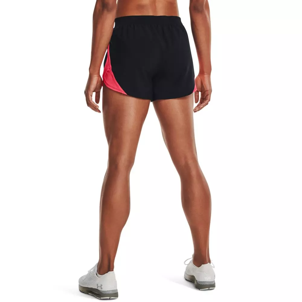 Under Armour Women's Fly By Shorts - BLACK/PINK