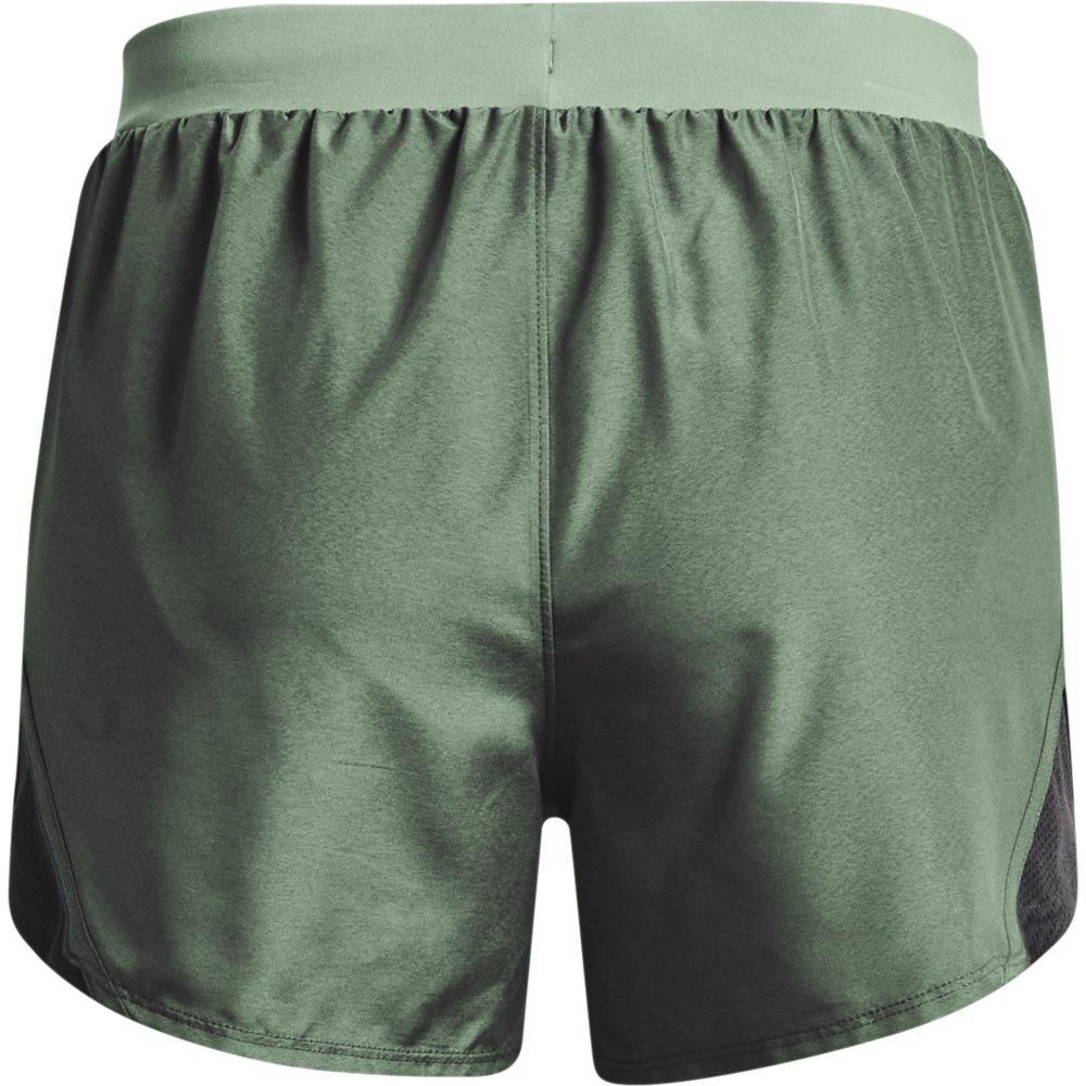 Under Armour Women's Fly By Shorts - GREEN Thumbnail View 6