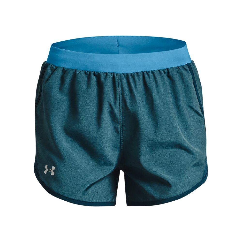 Under Armour Women's Fly By Shorts - BLUE Thumbnail View 1