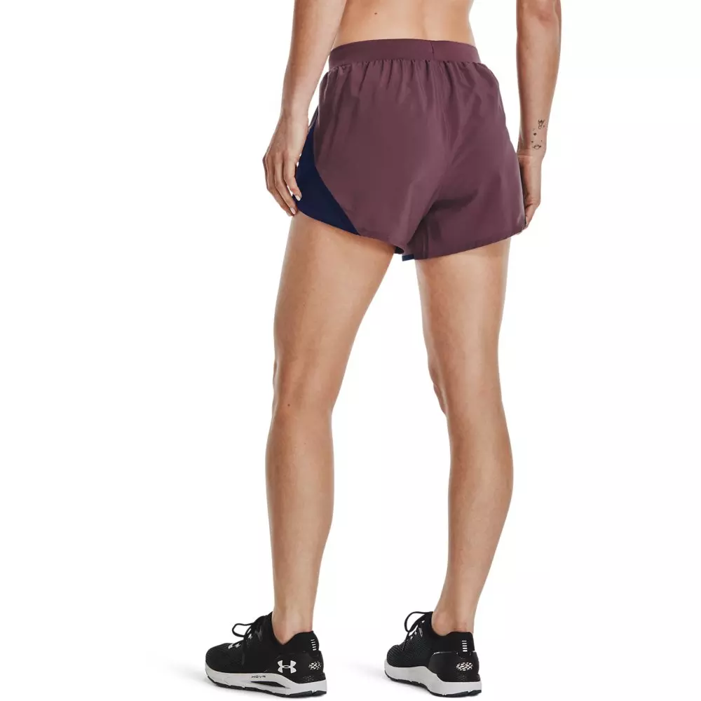 Under Armour Women's Fly By Shorts - PLUM