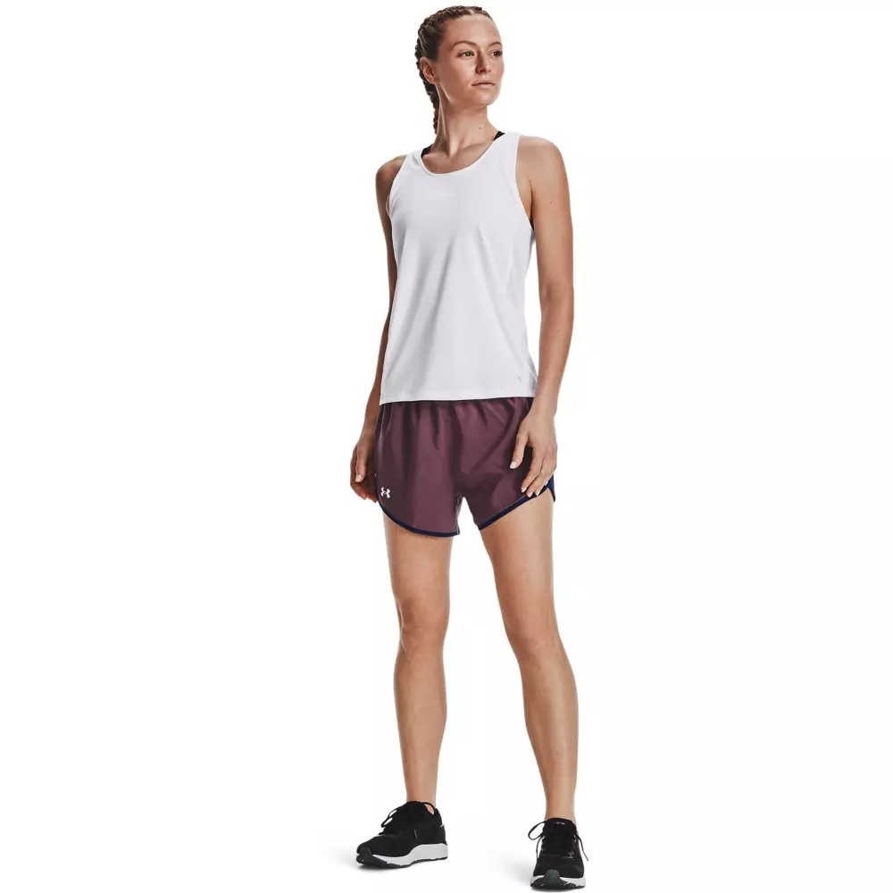 Under Armour Women's Fly By Shorts - PLUM