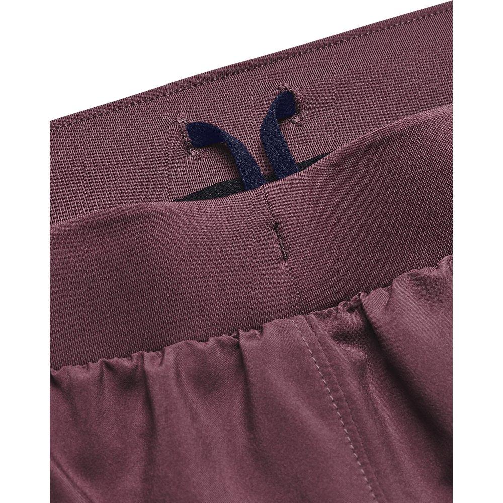 Under Armour Women's Fly By Shorts - PLUM Thumbnail View 4